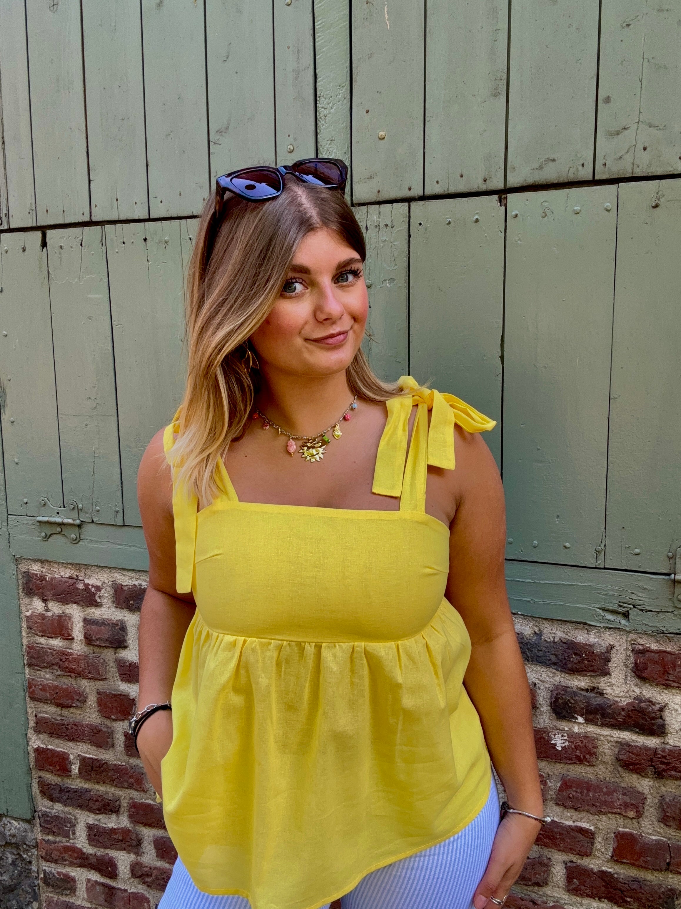 Top JAUNE ISADA