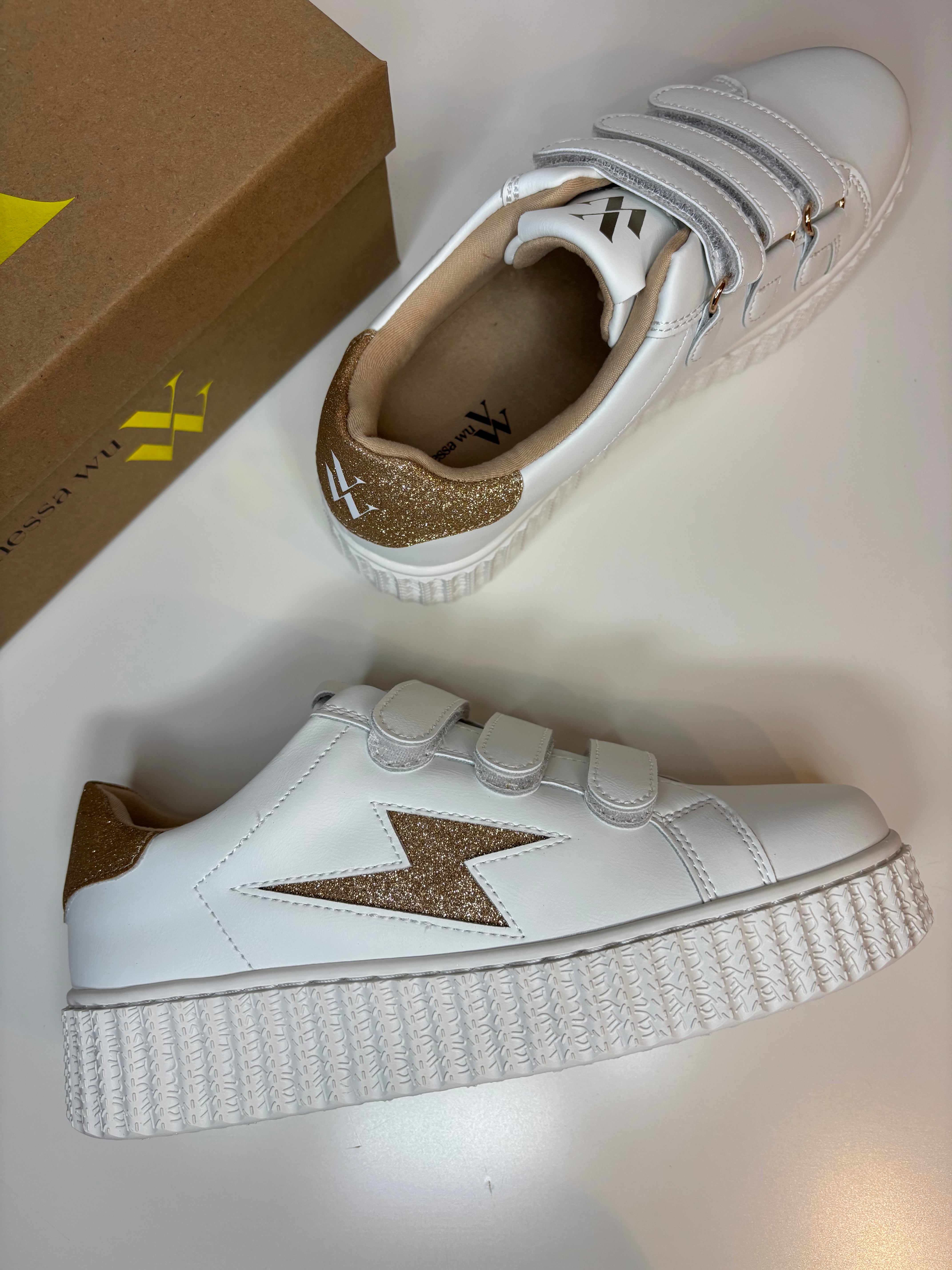 Baskets dorées VICKY Vanessa Wu