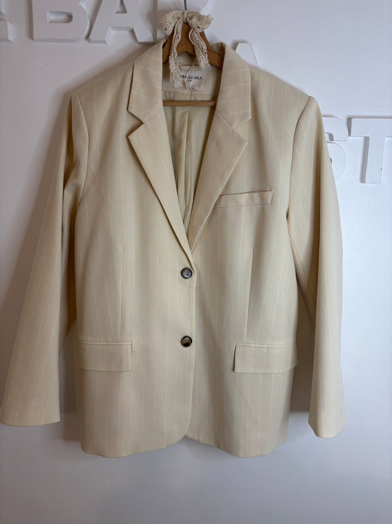Blazer vanille Velvet