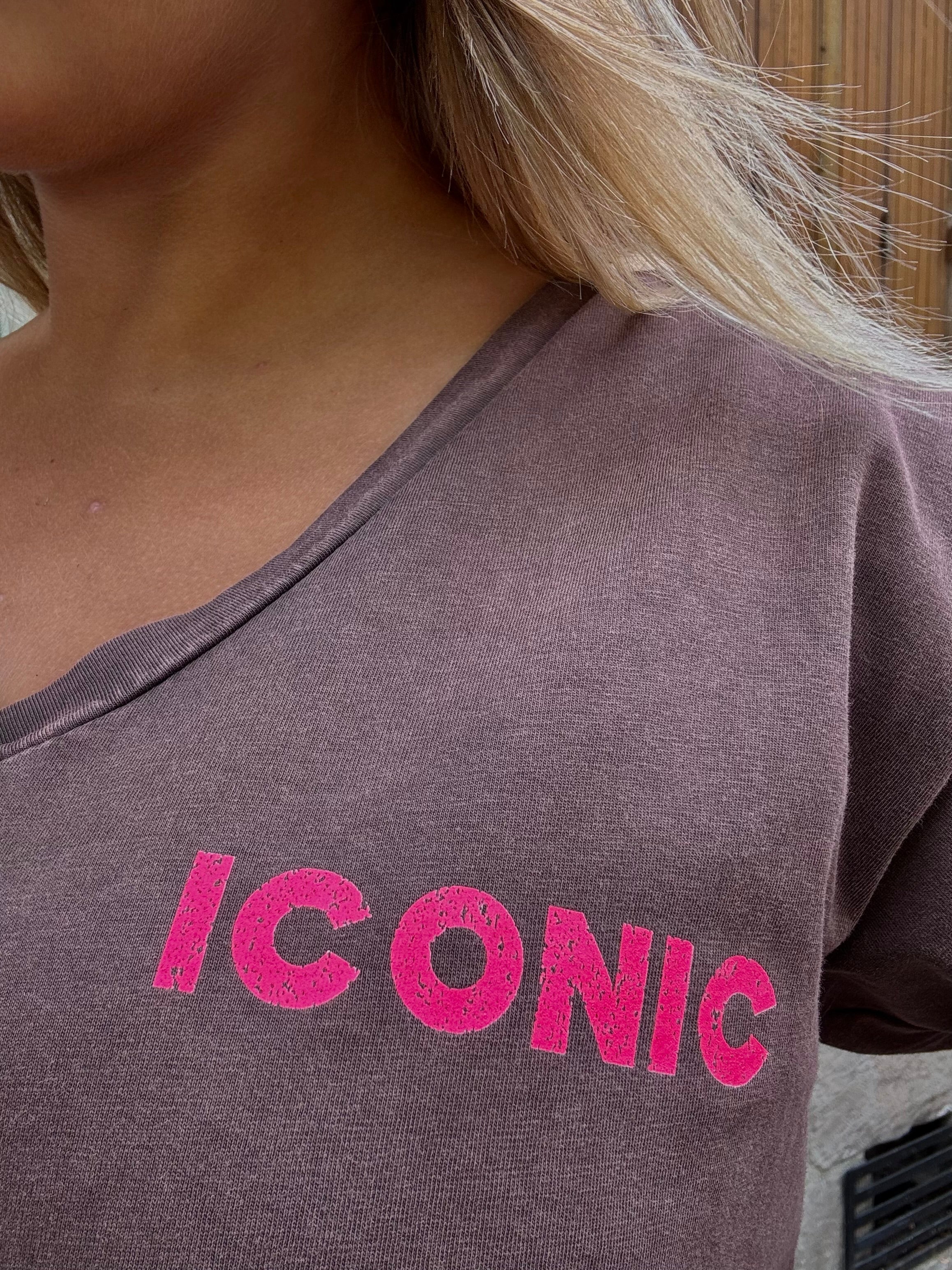 T-shirt Chocolat ICONIC