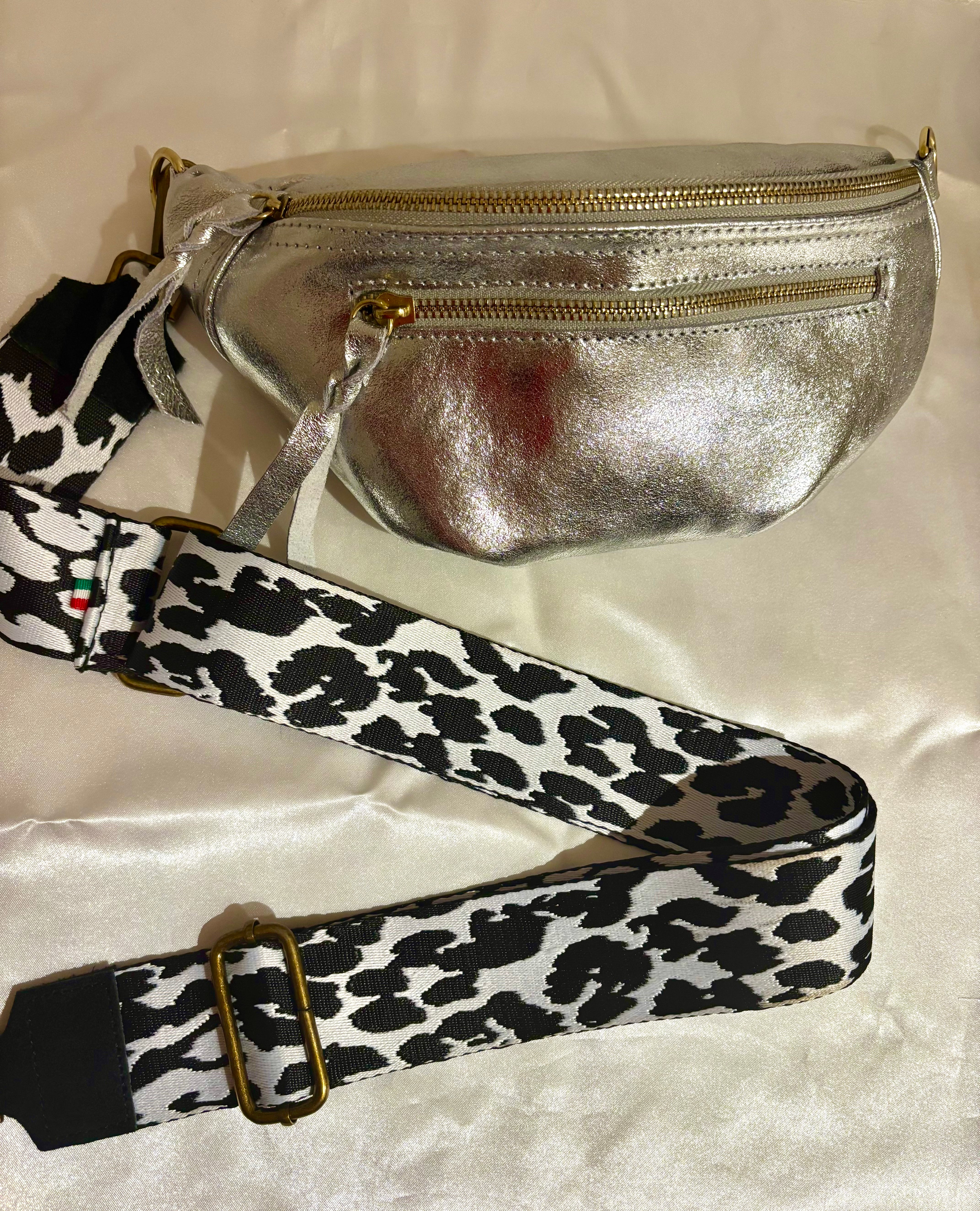 Sac banane Argenté