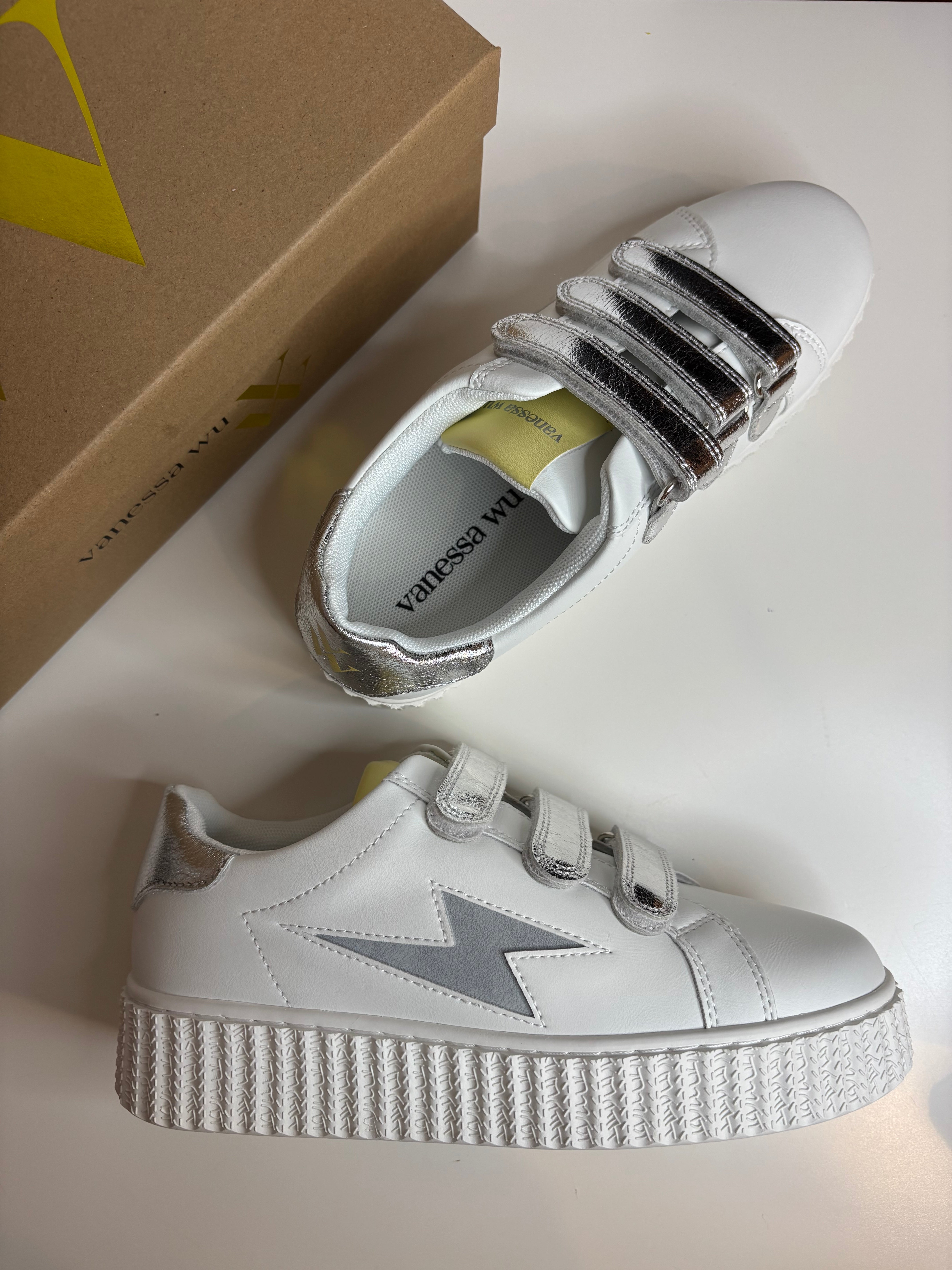 Baskets argentées MAGGIE Vanessa Wu