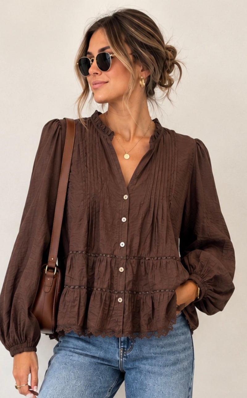 Blouse ORIGINALE chocolat