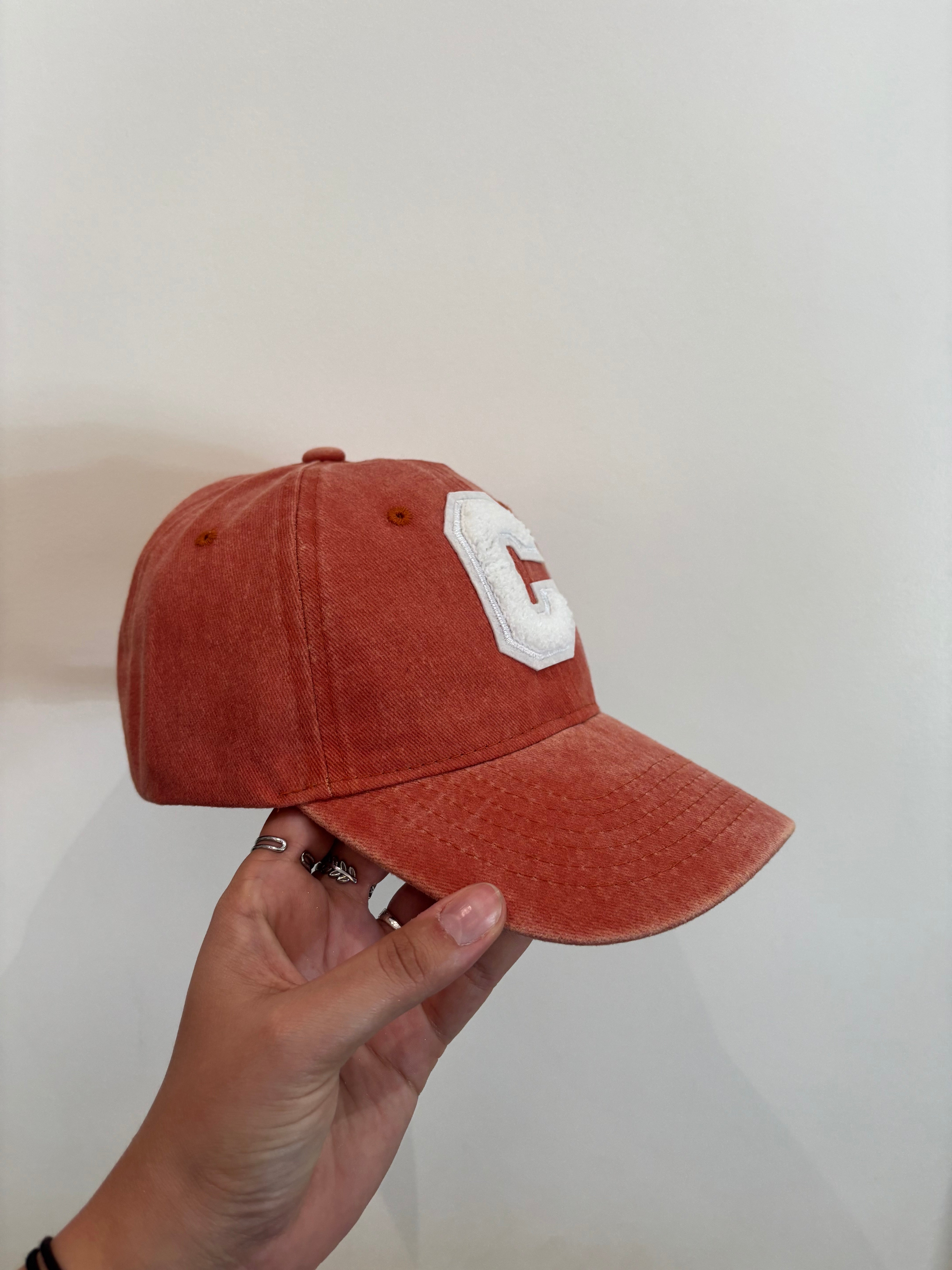 Casquette orange CELINE