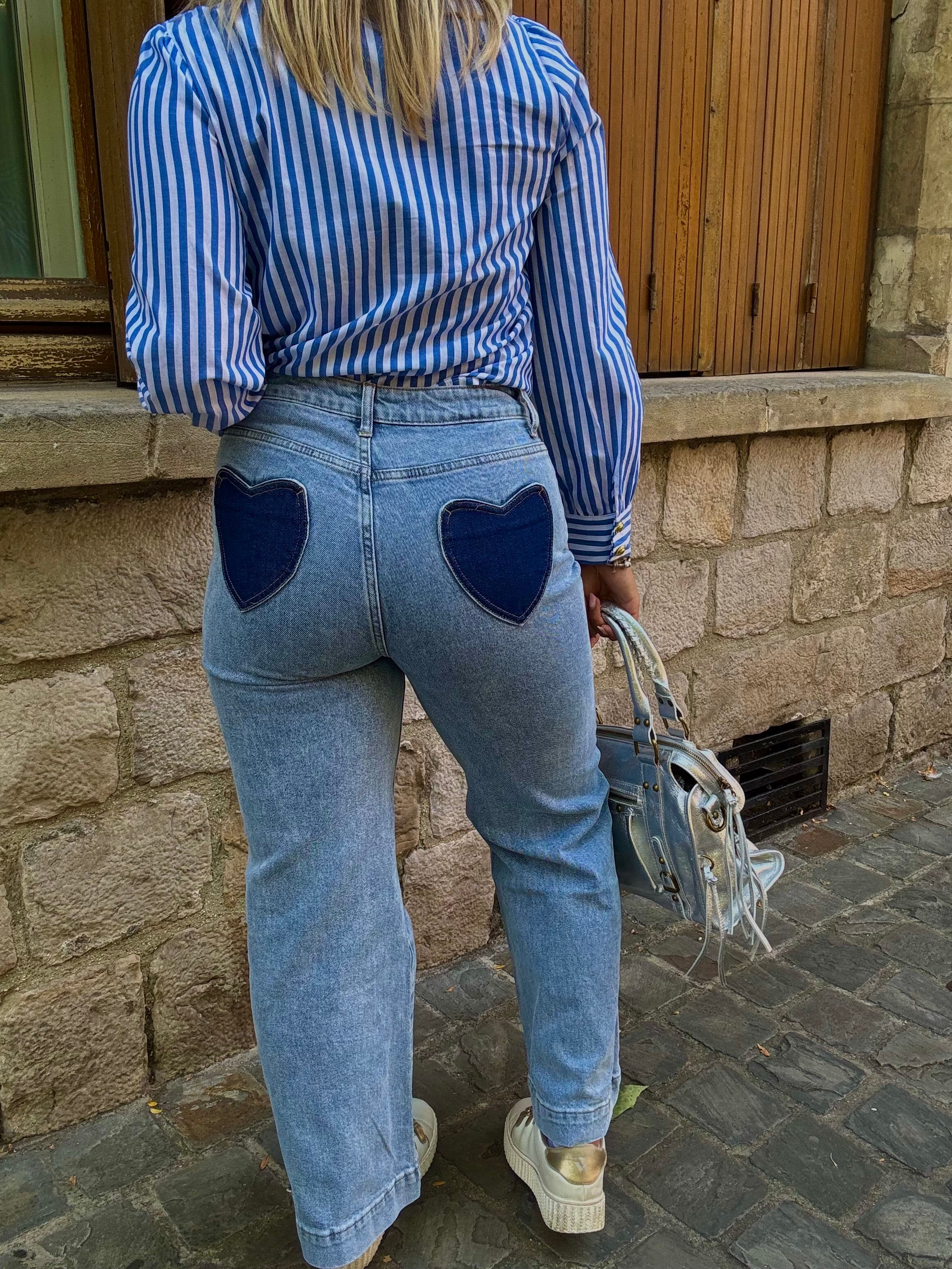 Jean bleu Romantique