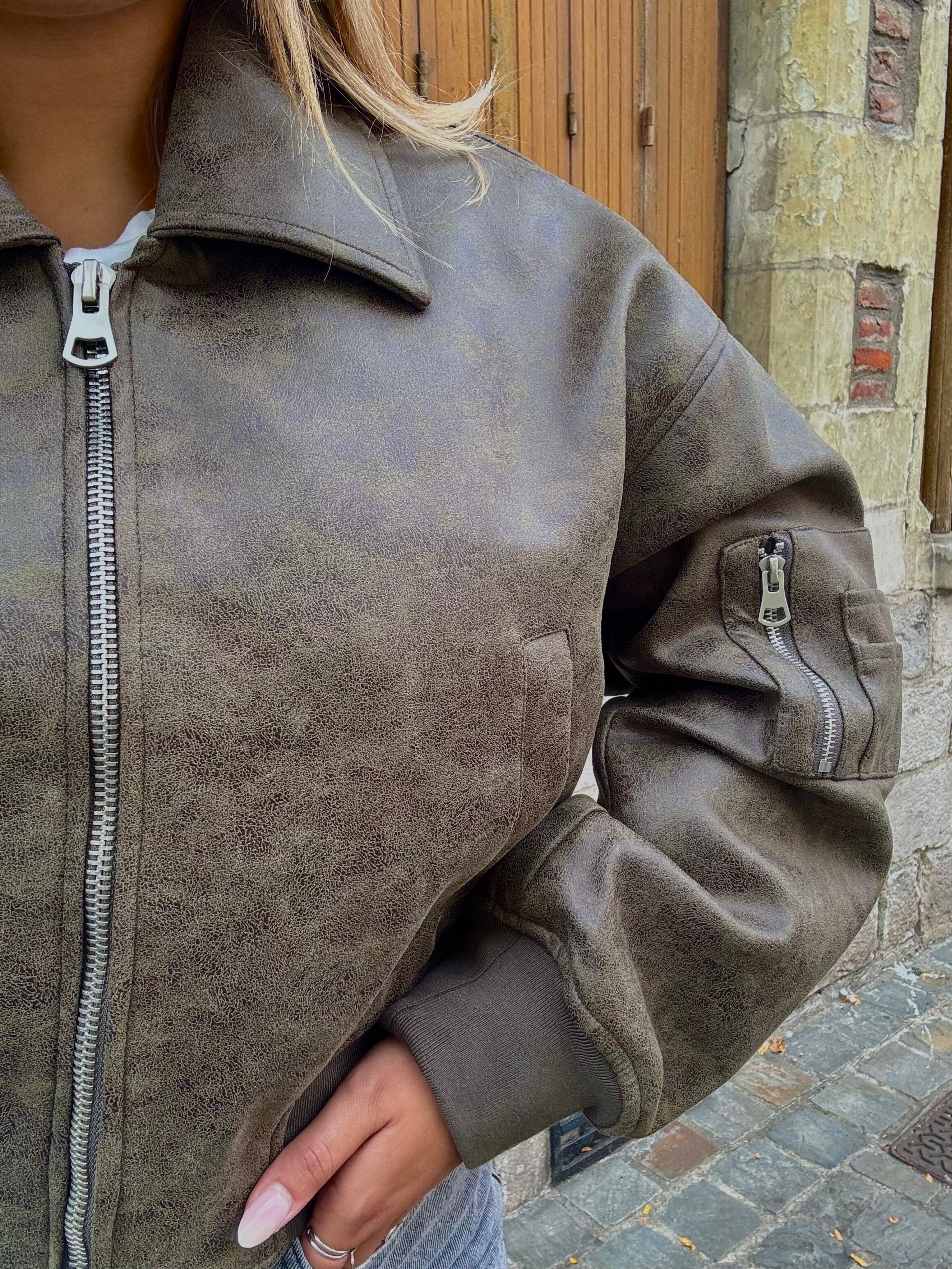 Bombers kaki Éclatant