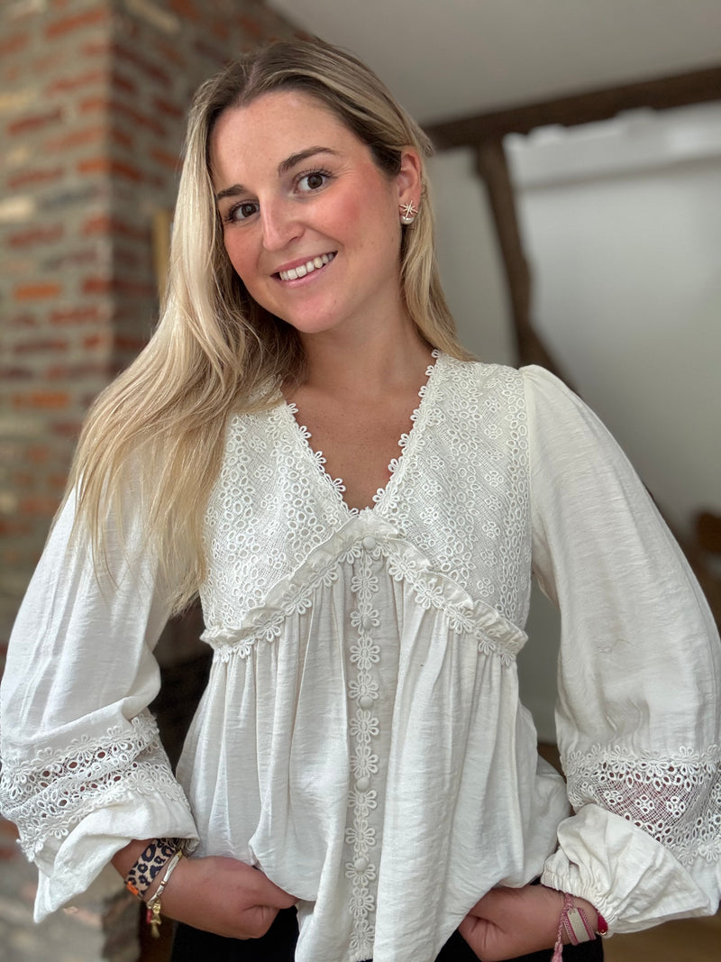 Blouse ROMANTIQUE écrue