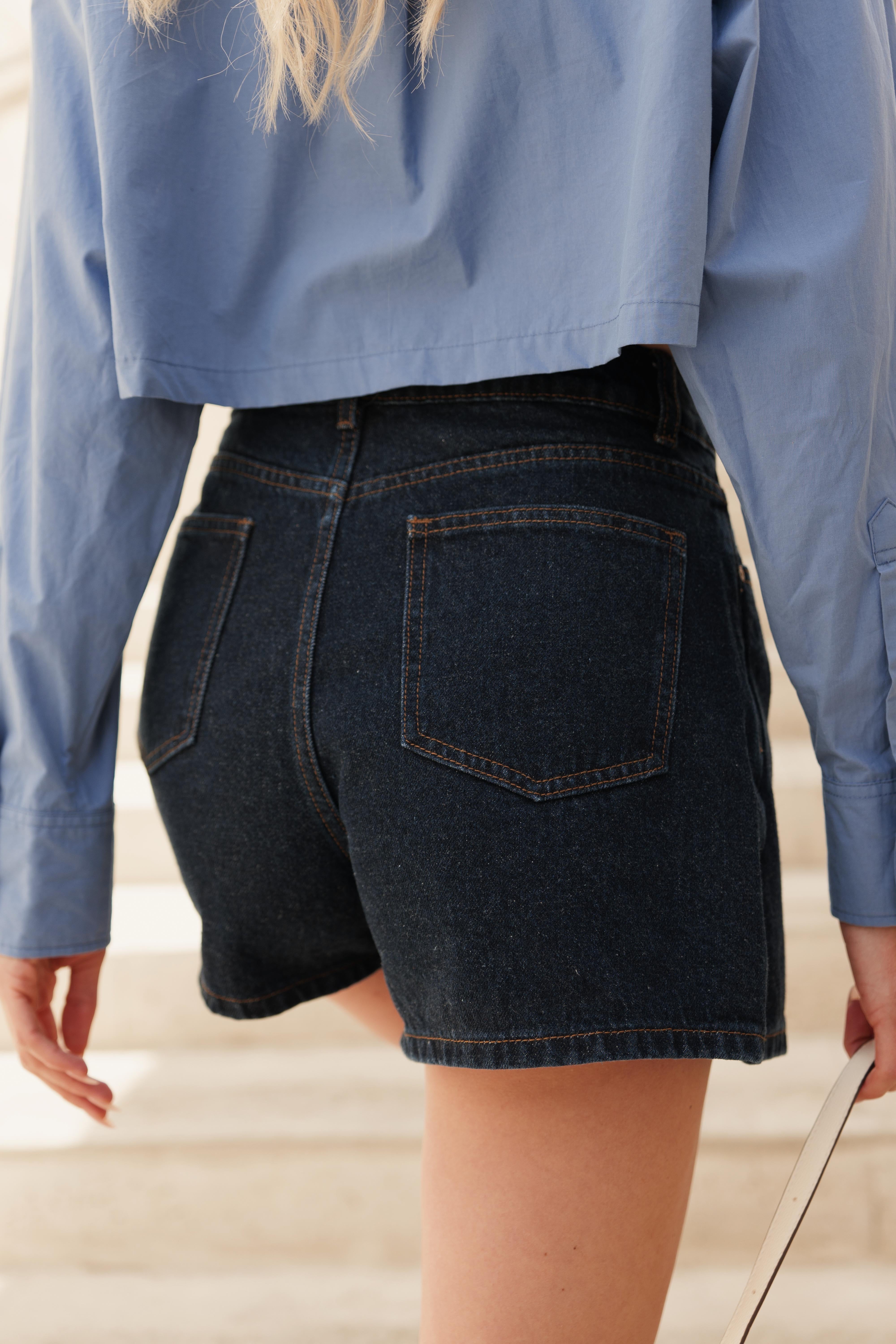 Jupe-short en jean Jadene