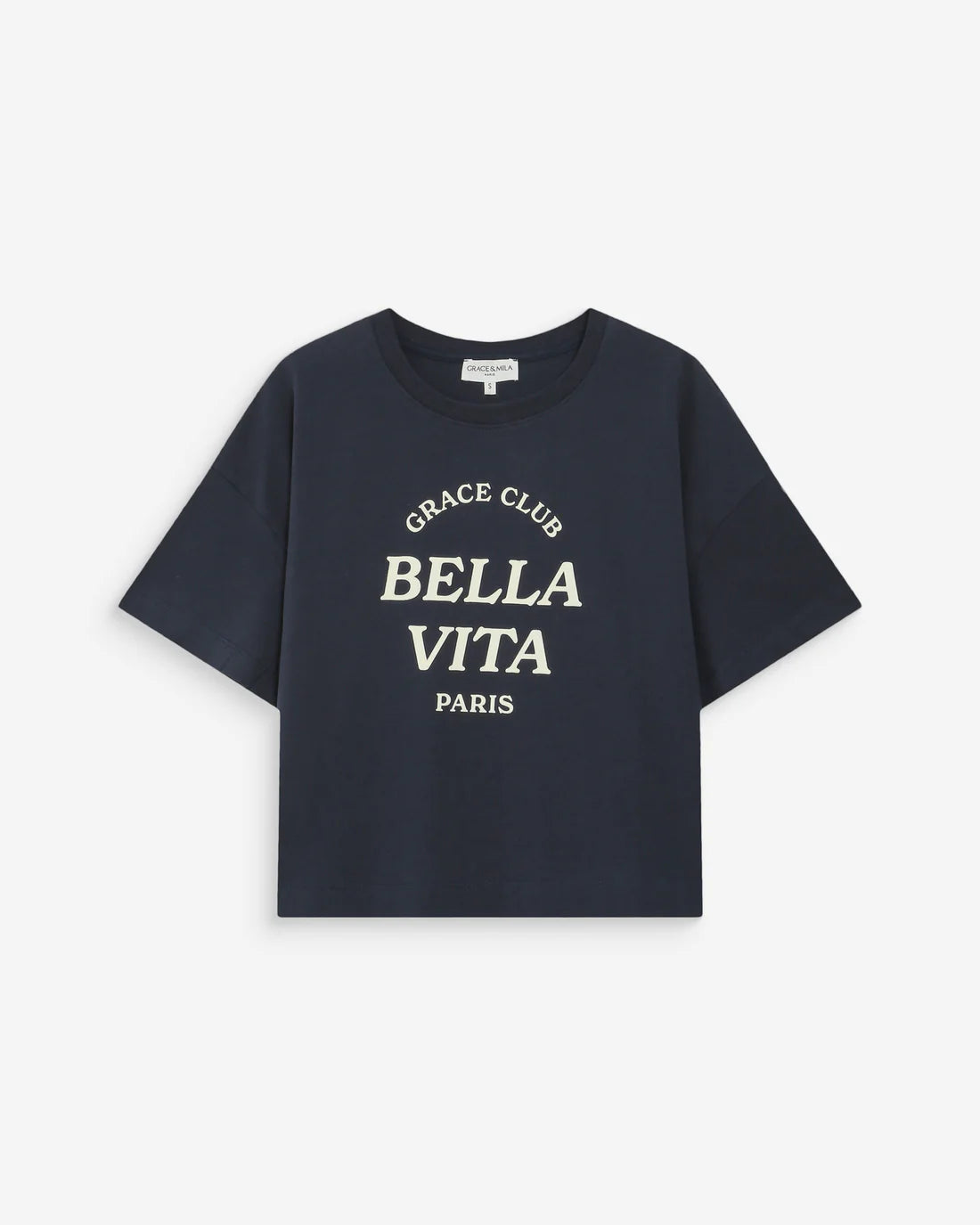 T-shirt oversize bleu Voss