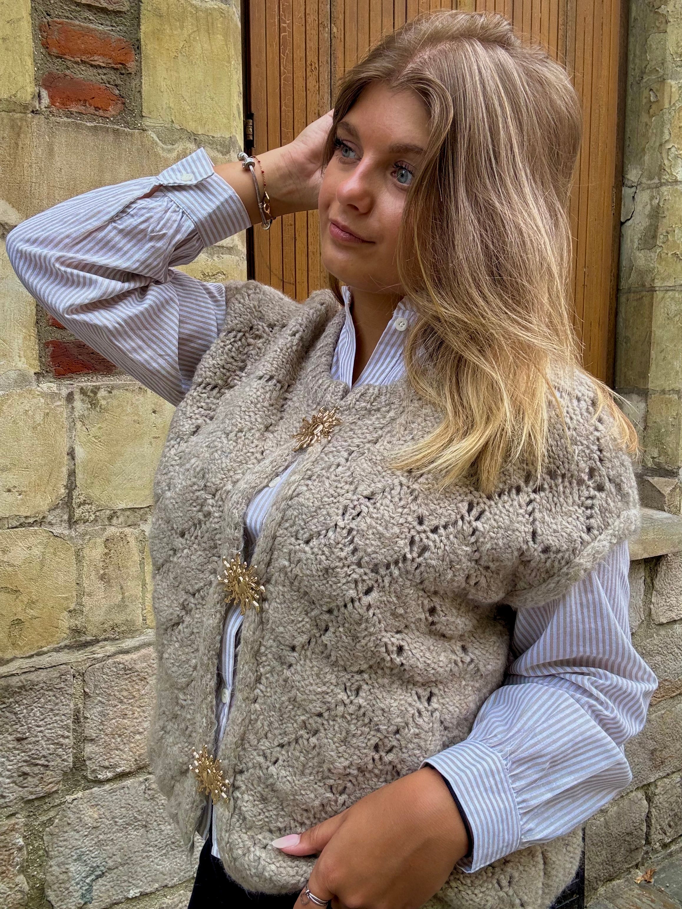 Gilet beige Formidable