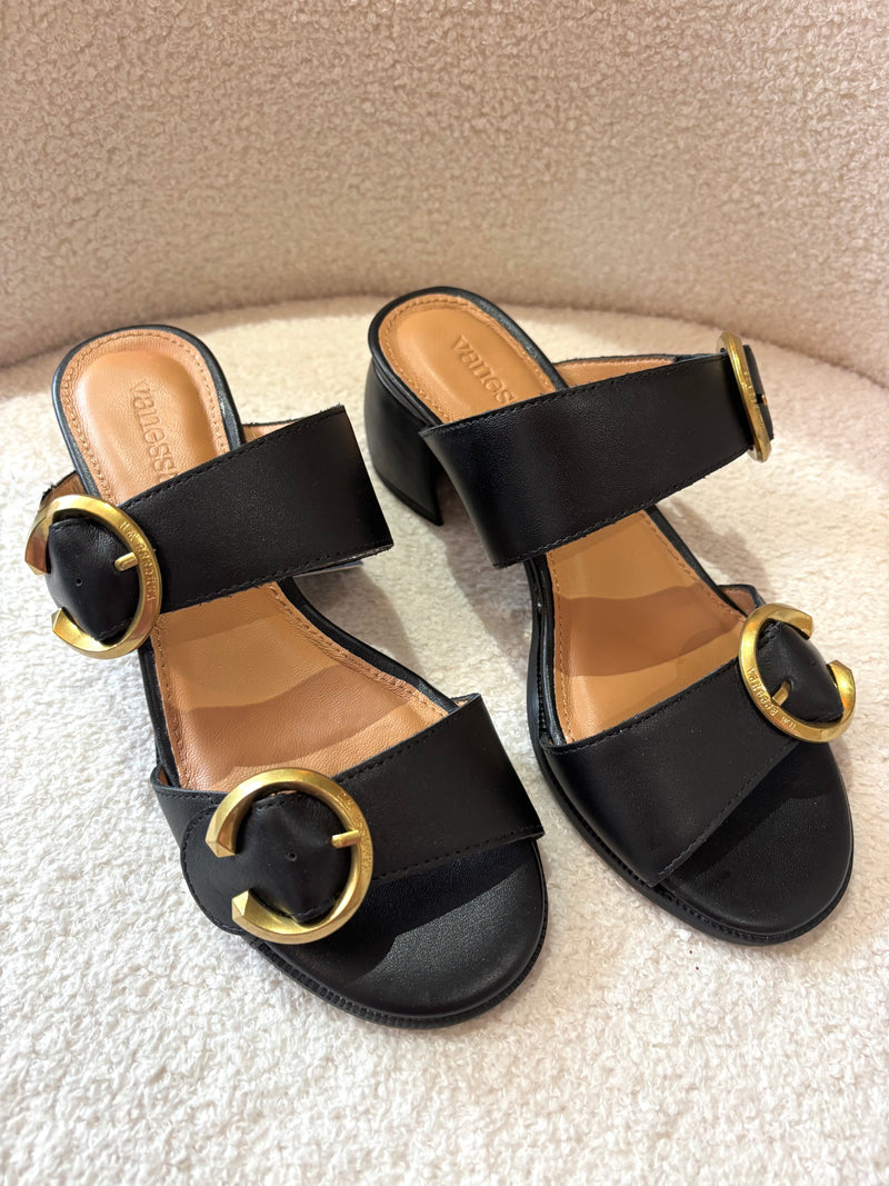 Mules Noires Luna