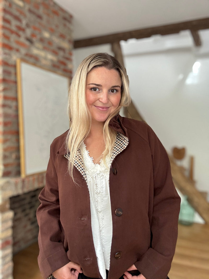 Veste CONTEMPORAINE chocolat