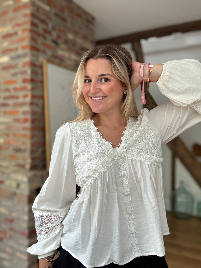 Blouse ROMANTIQUE écrue