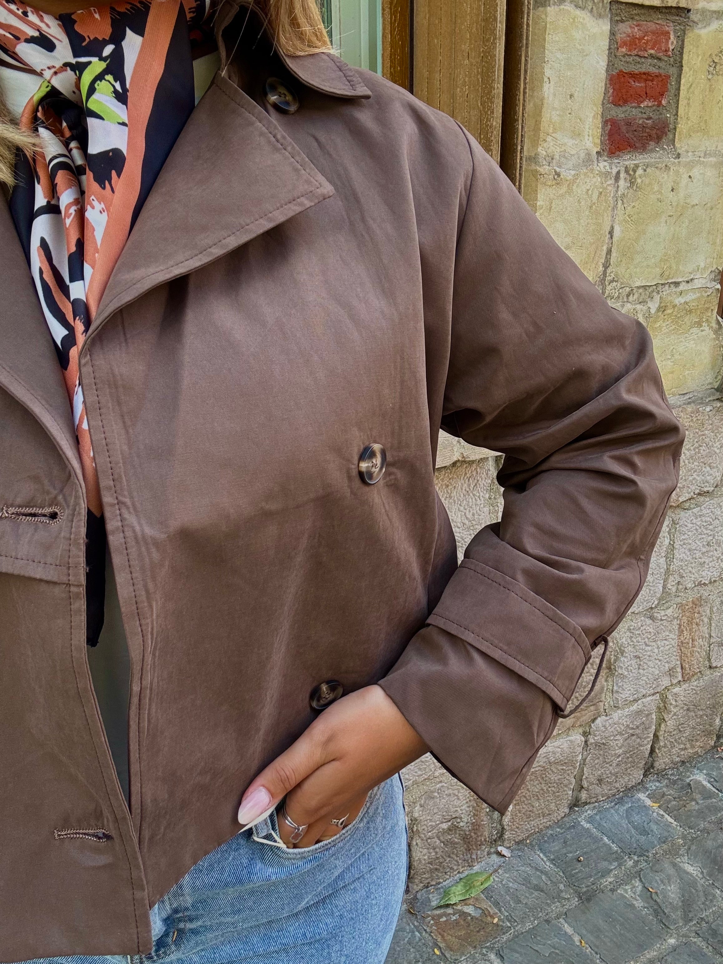 Trench Chocolat Fabuleux