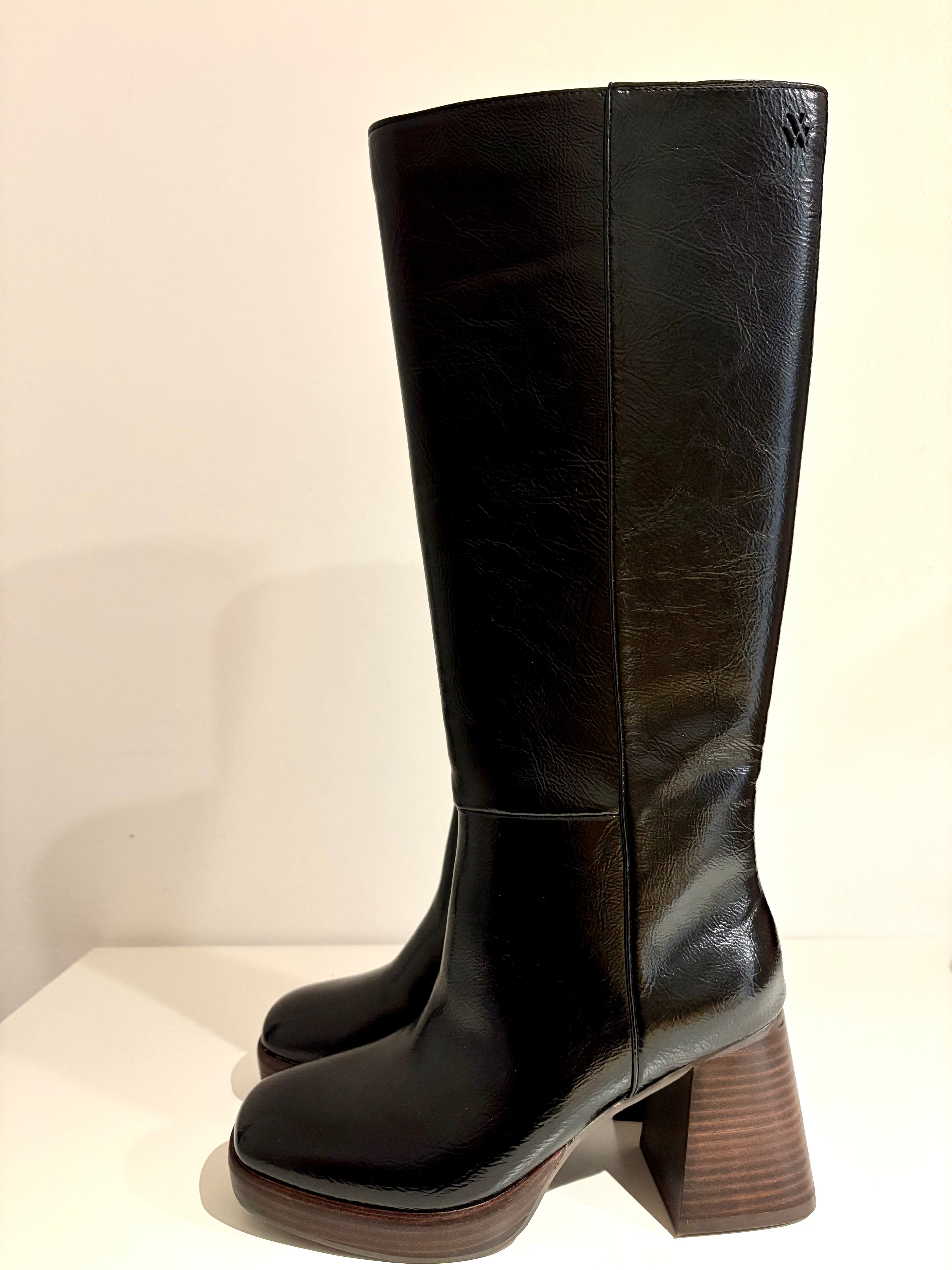 Bottes noires Audrey Vanessa Wu