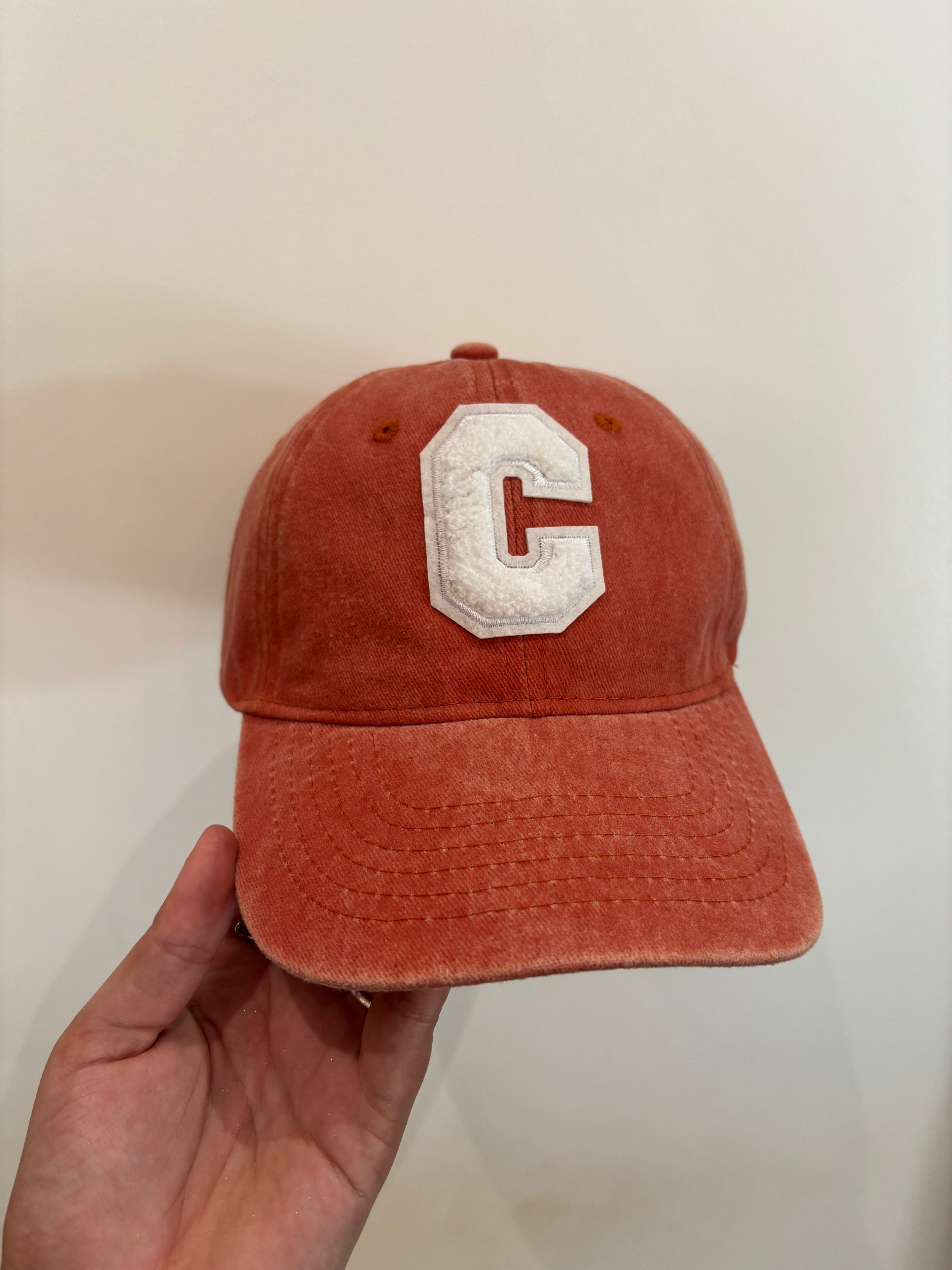 Casquette orange CELINE