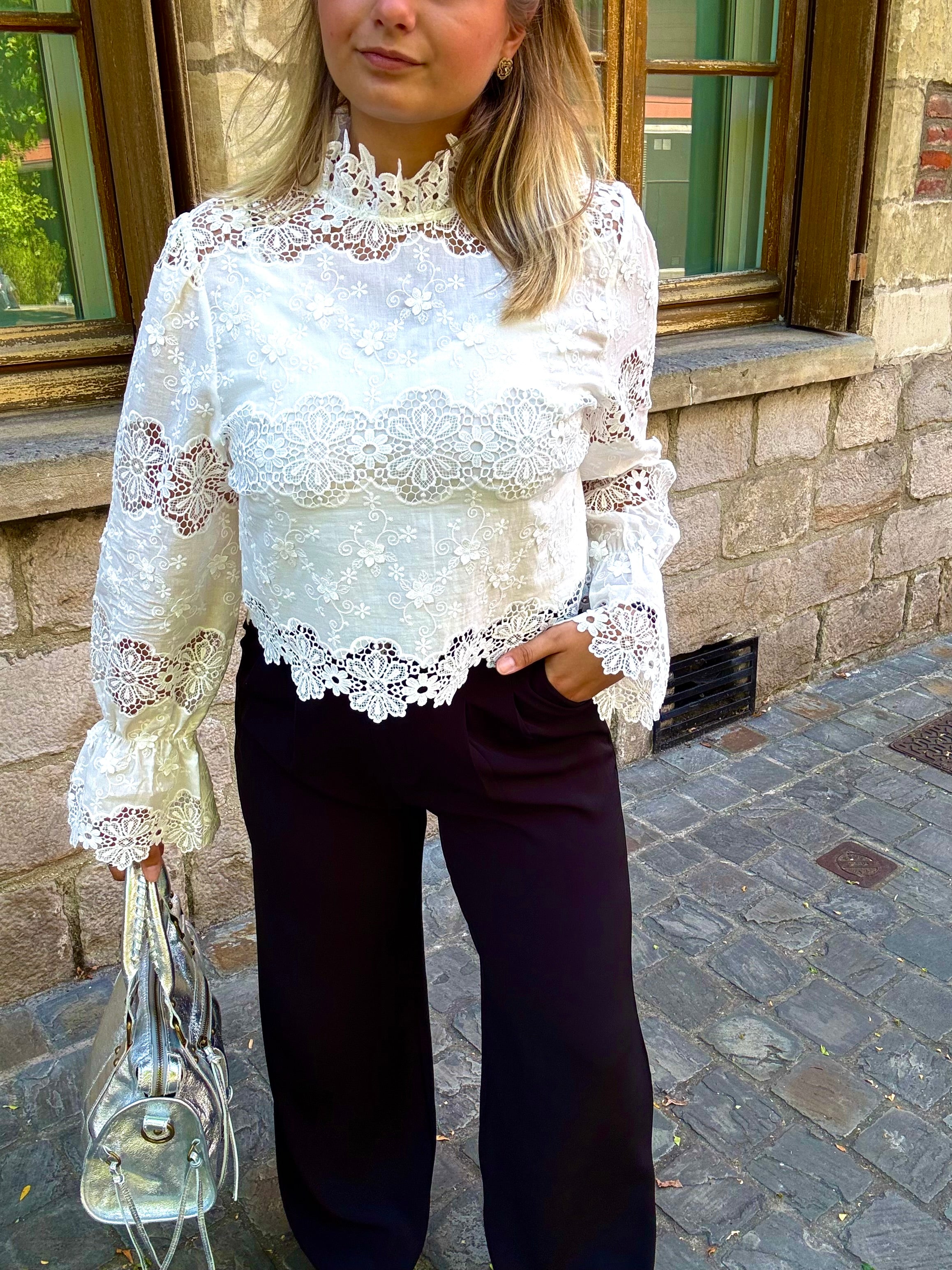 Pantalon NOIR ÉLÉGANT