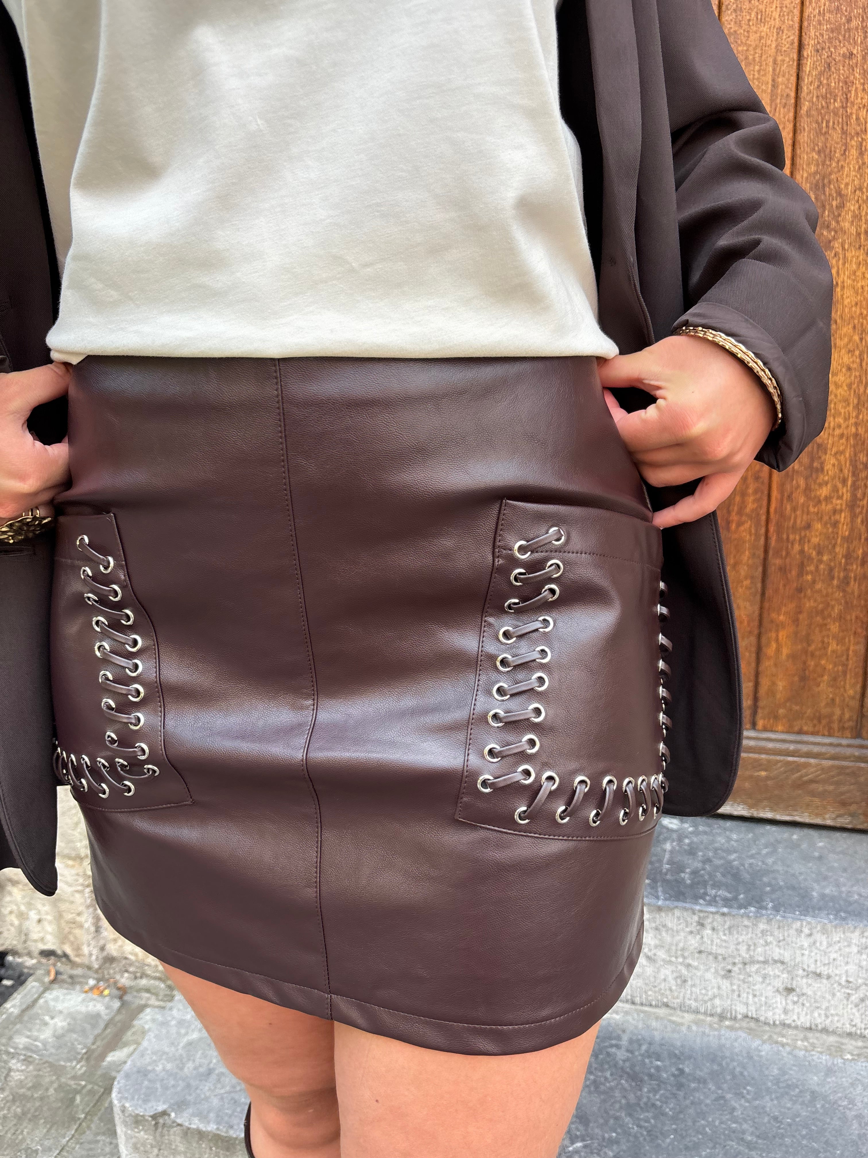 Jupe Marron Ambitieuse