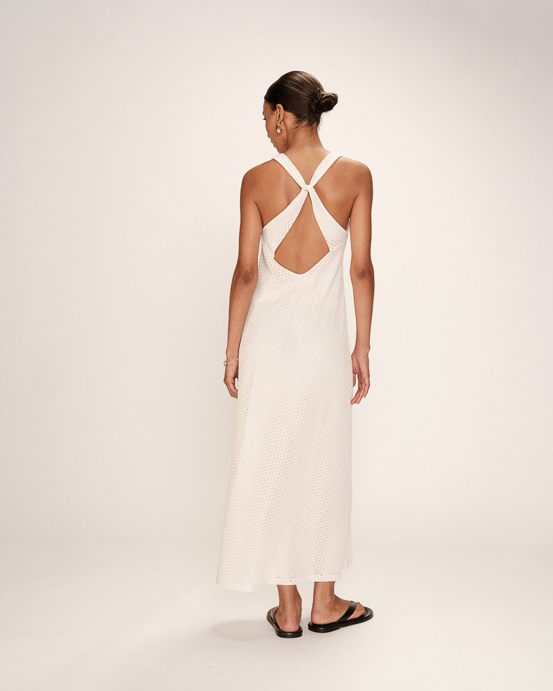 Robe longue écrue Rêveuse