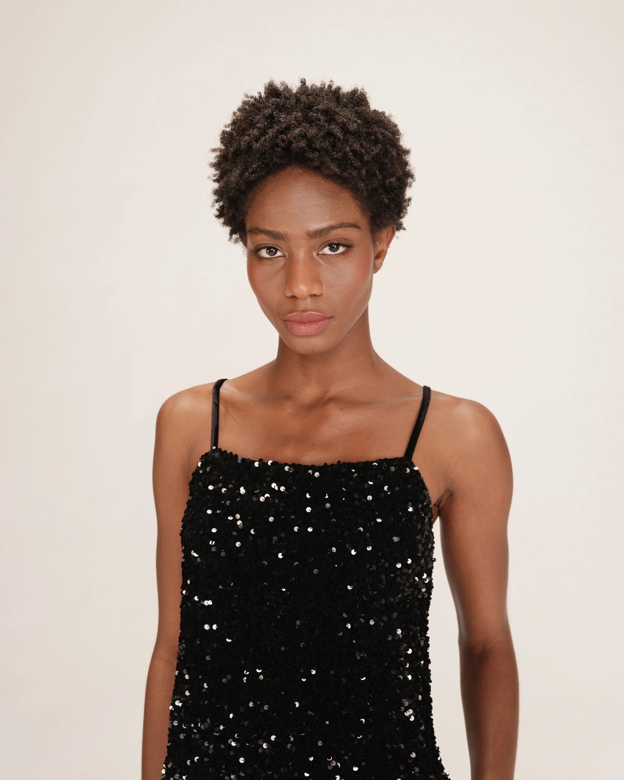 Top en velours et sequins Twenty