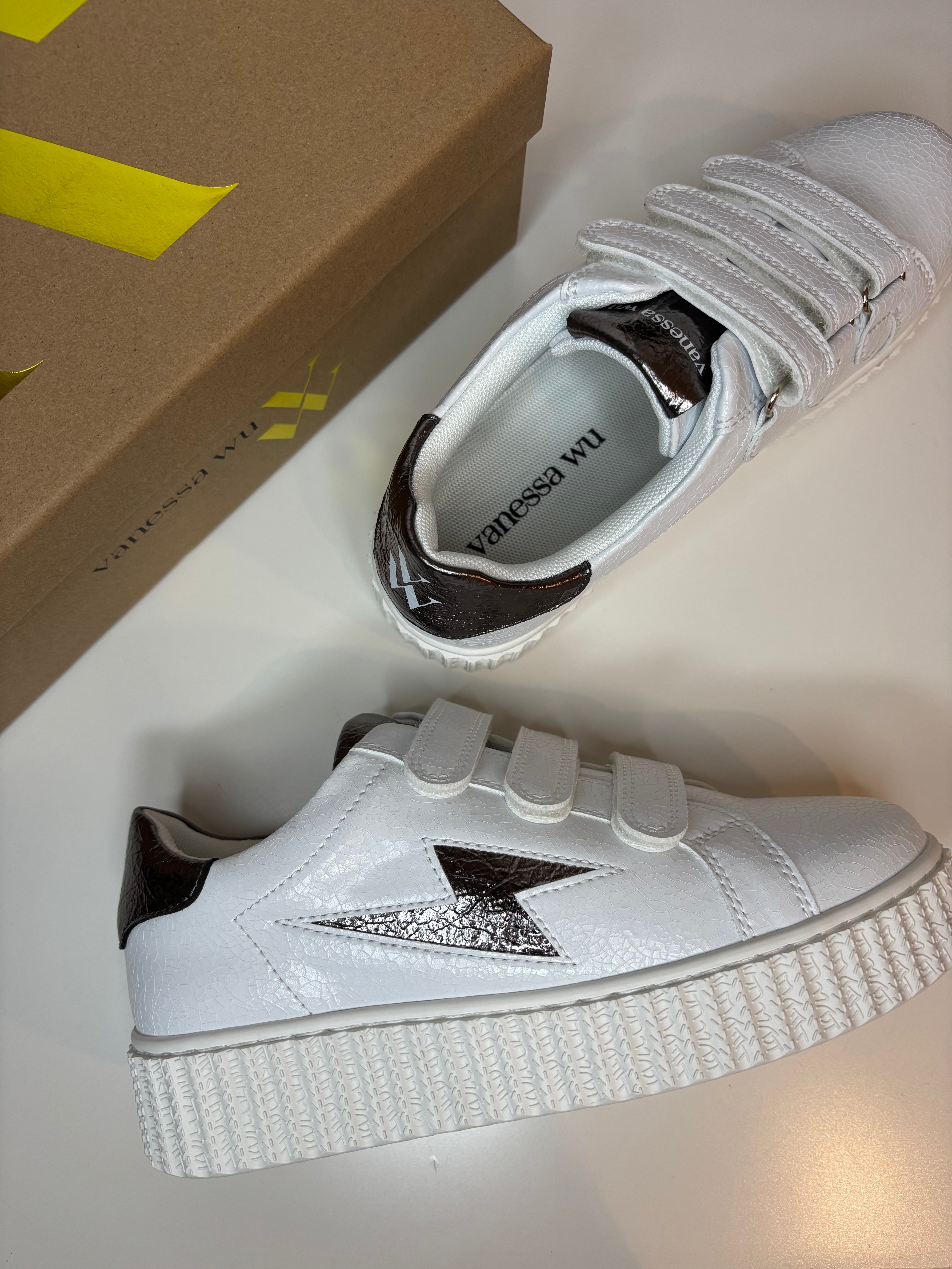 Baskets argentées Maggie Vanessa Wu