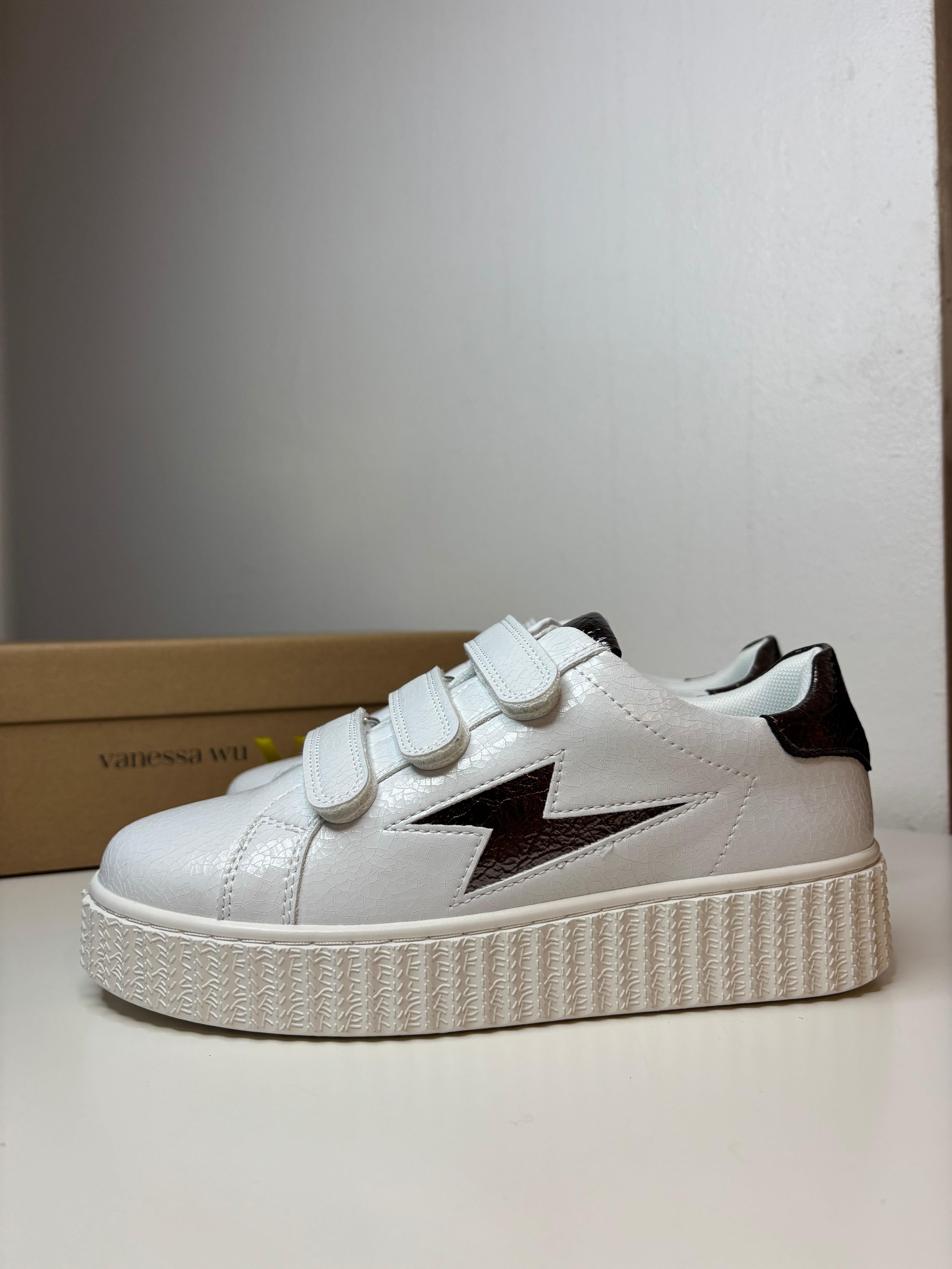 Baskets argentées Maggie Vanessa Wu