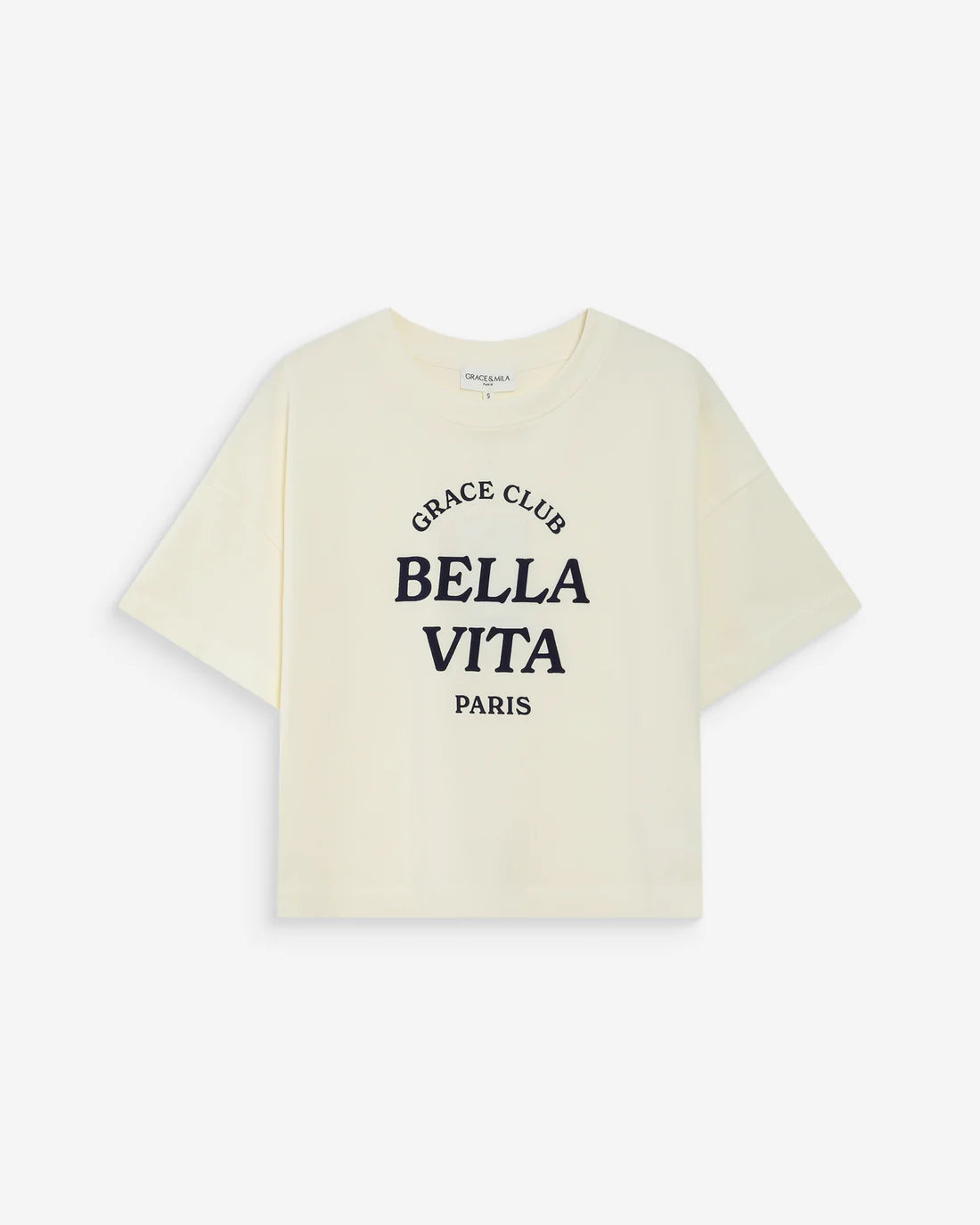 T-shirt oversize écru Voss