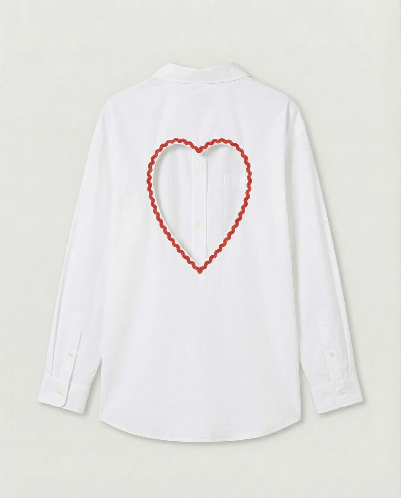 Chemise blanche romantique