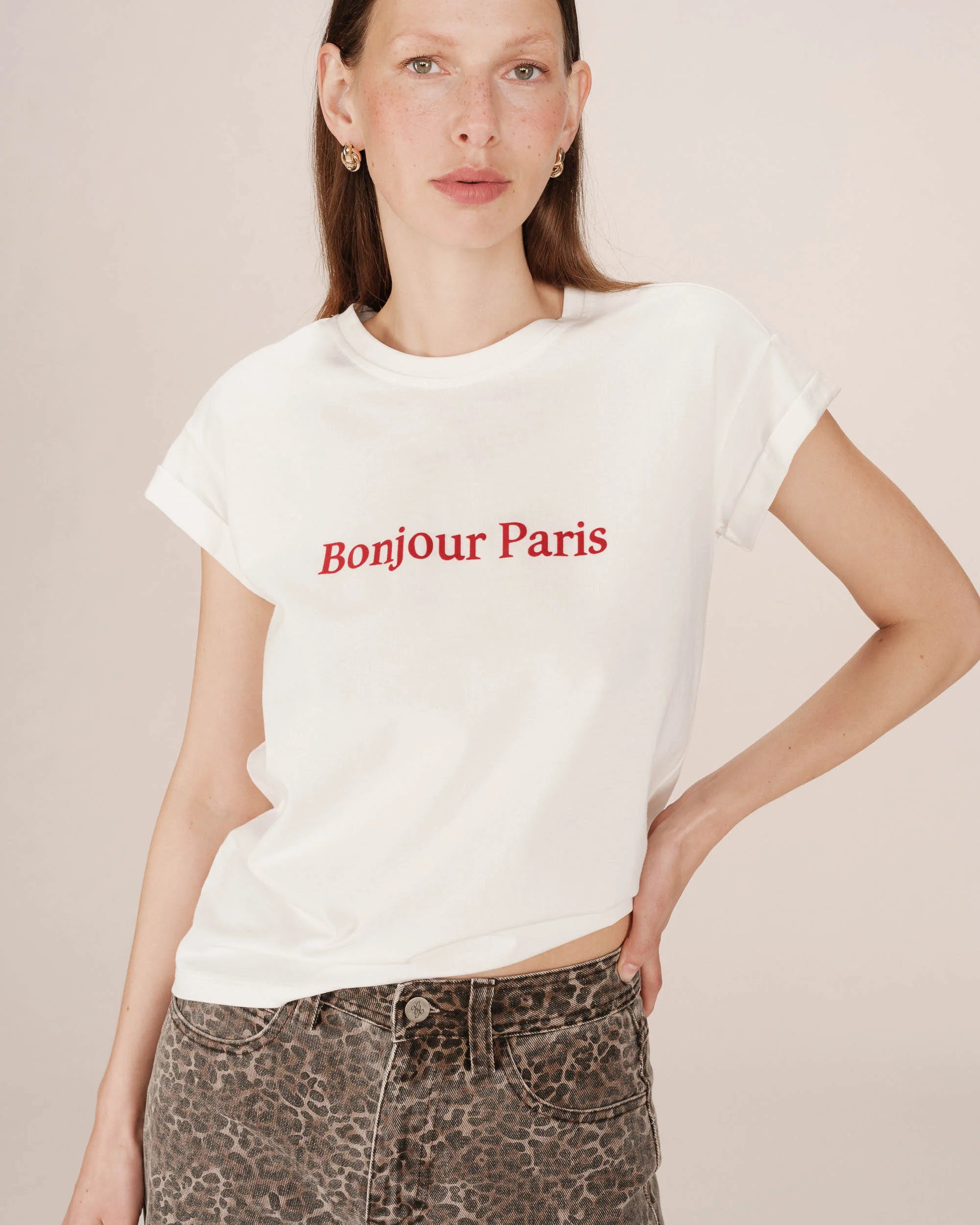 T-shirt blanc Sorentino