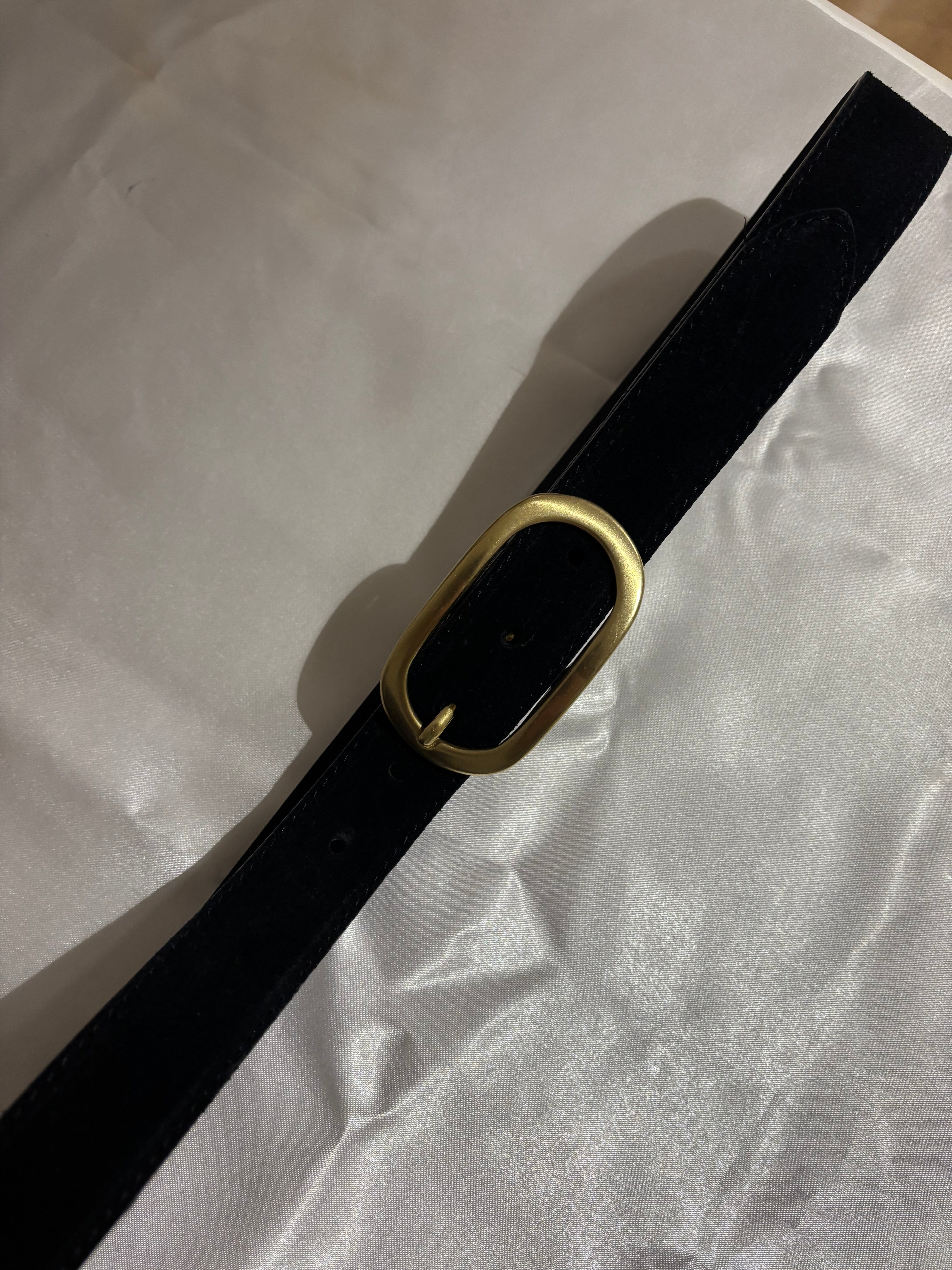 Ceinture NOIRE DAIM FAVORIS