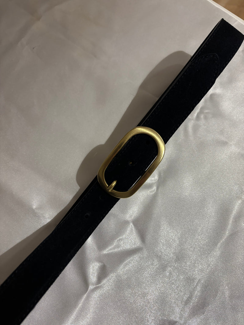 Ceinture NOIRE DAIM FAVORIS