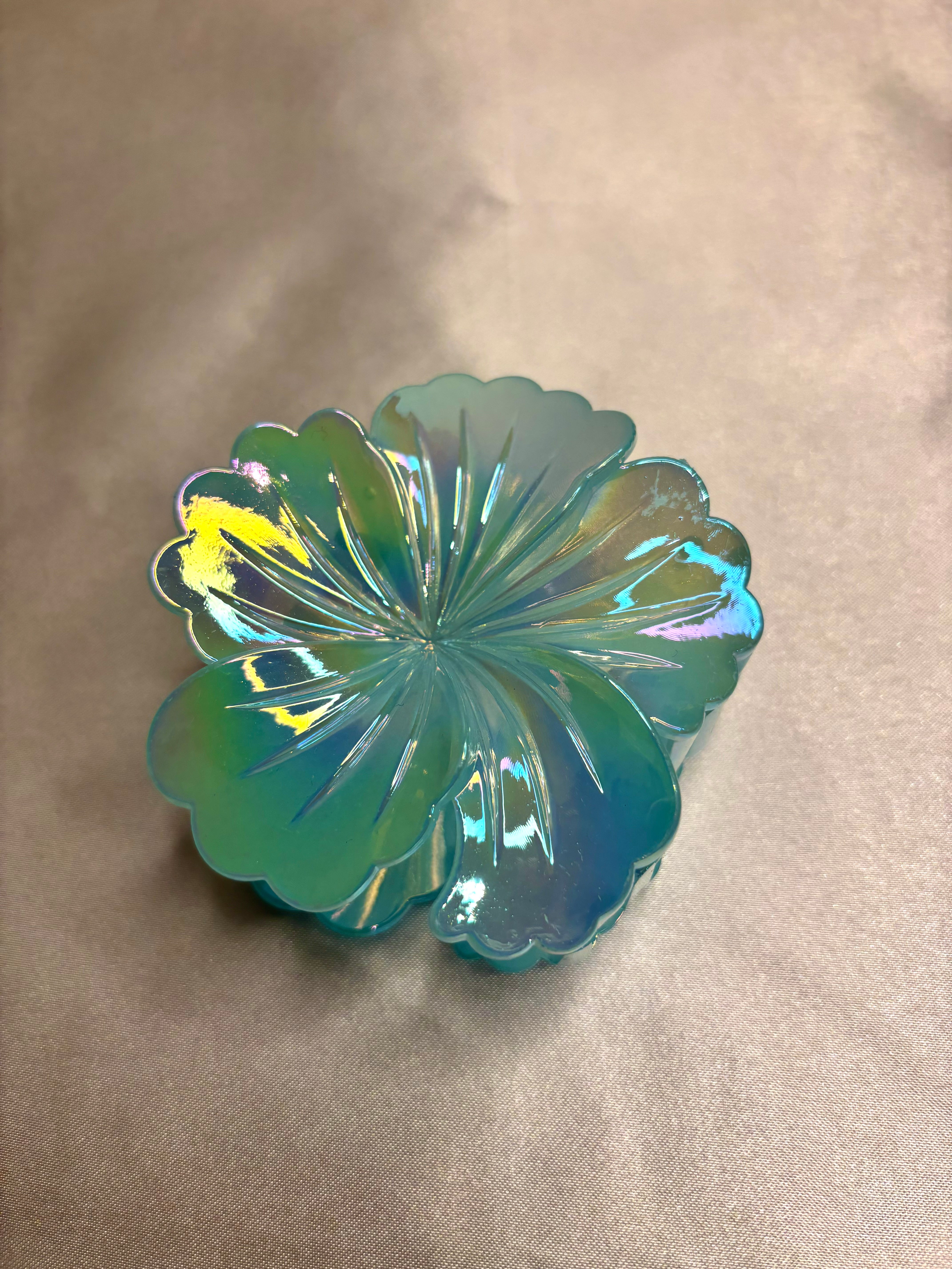 Pince à fleurs bleu