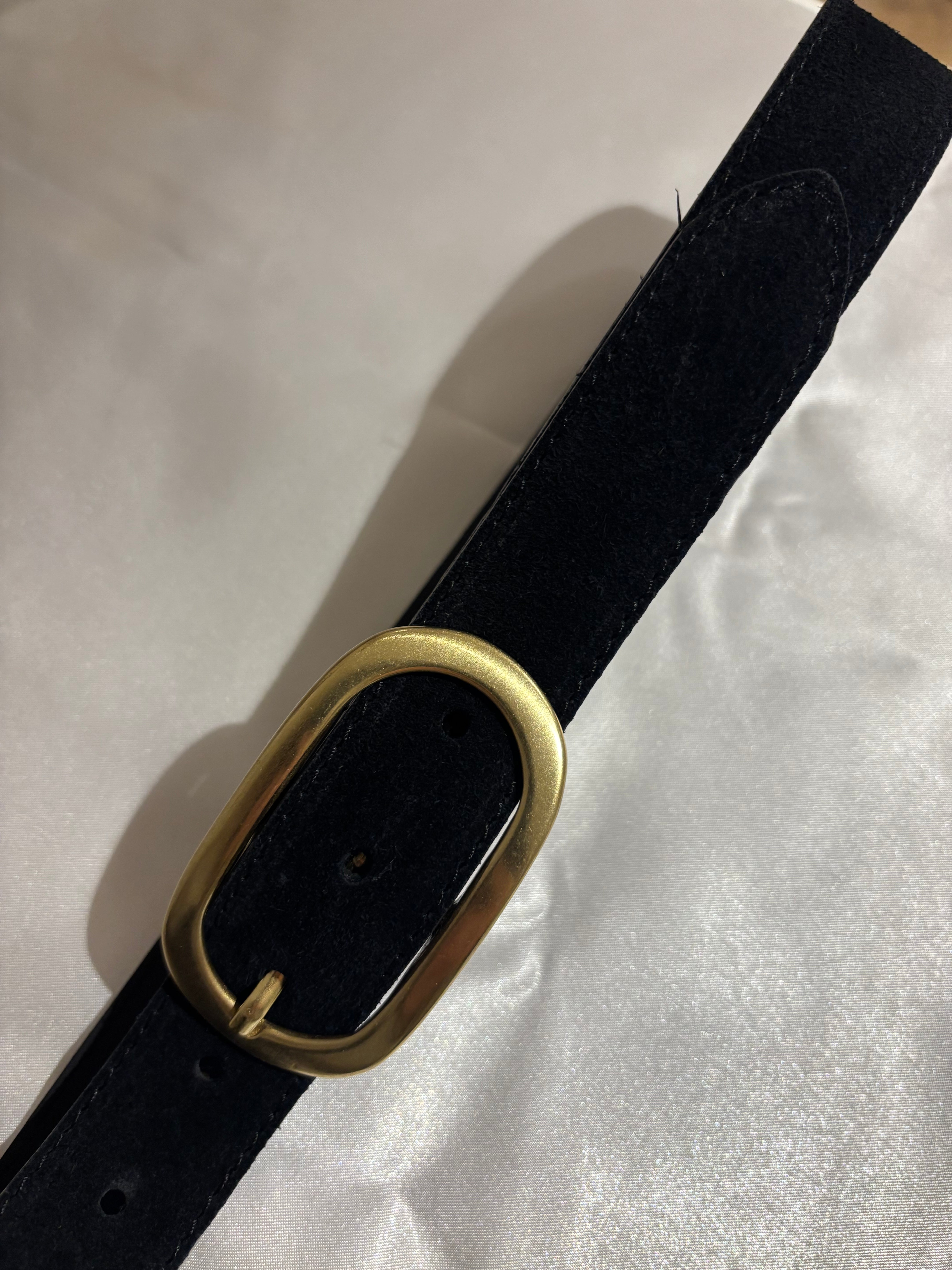 Ceinture NOIRE DAIM FAVORIS