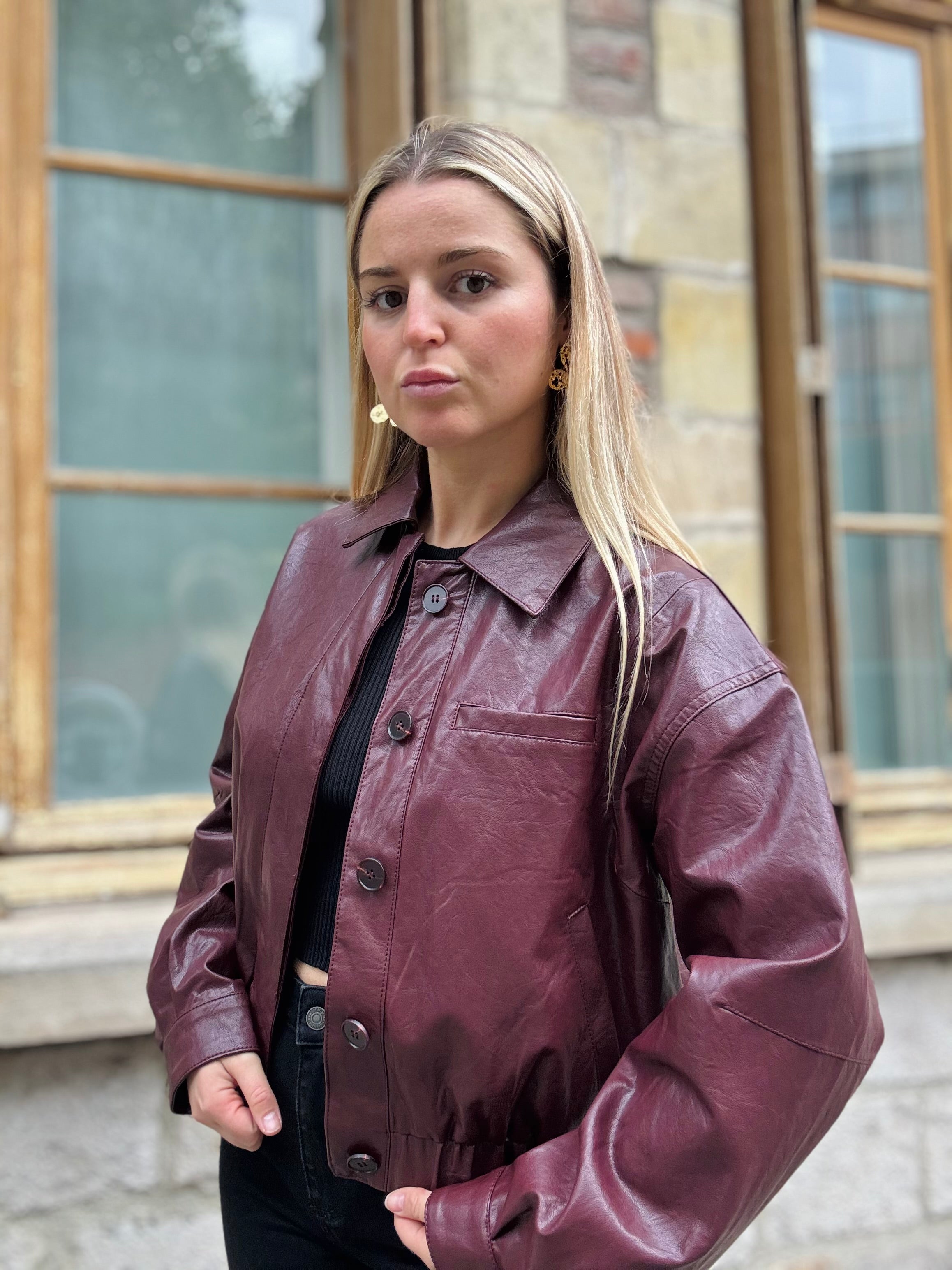 Veste Bordeaux Remarquable