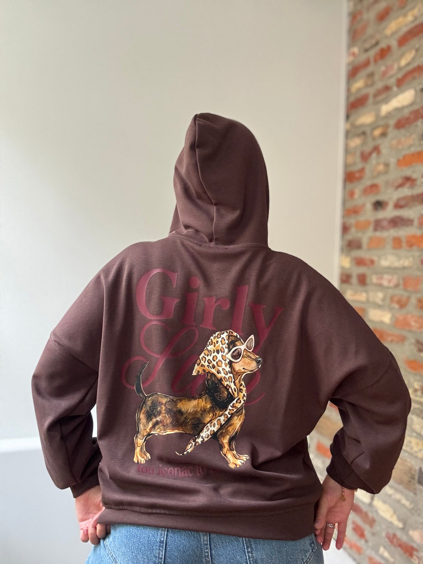 Sweat TECKEL chocolat