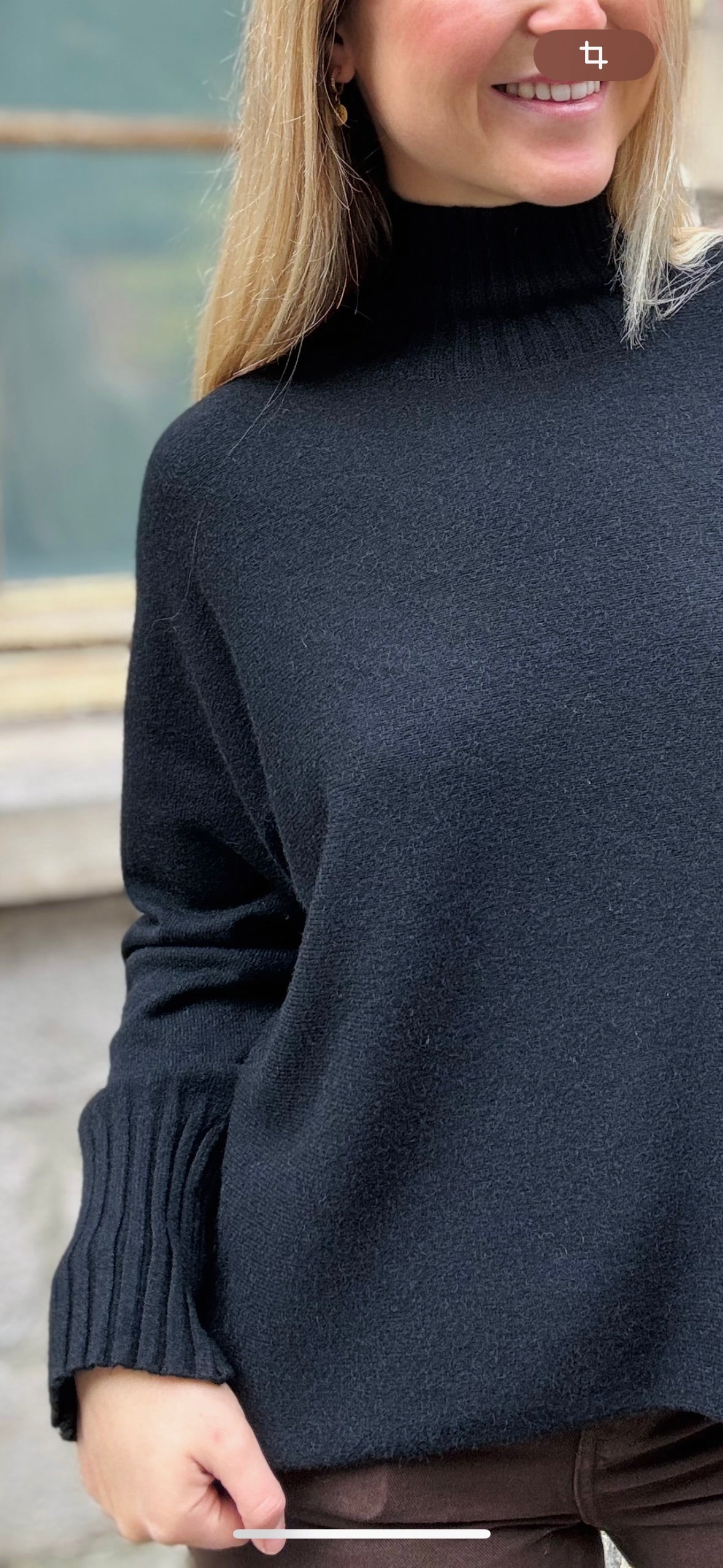 Pull Noir Doux