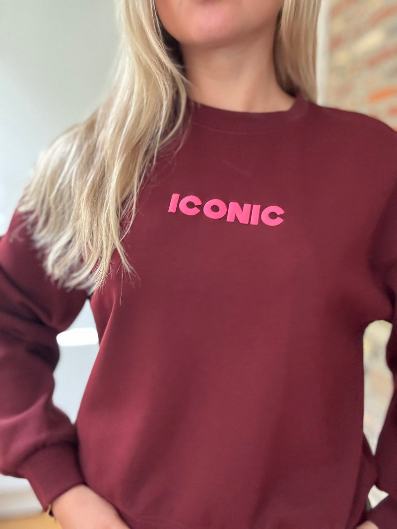 Sweat ICONIC Bordeaux