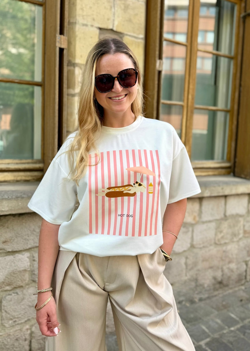 T-shirt Hot dog