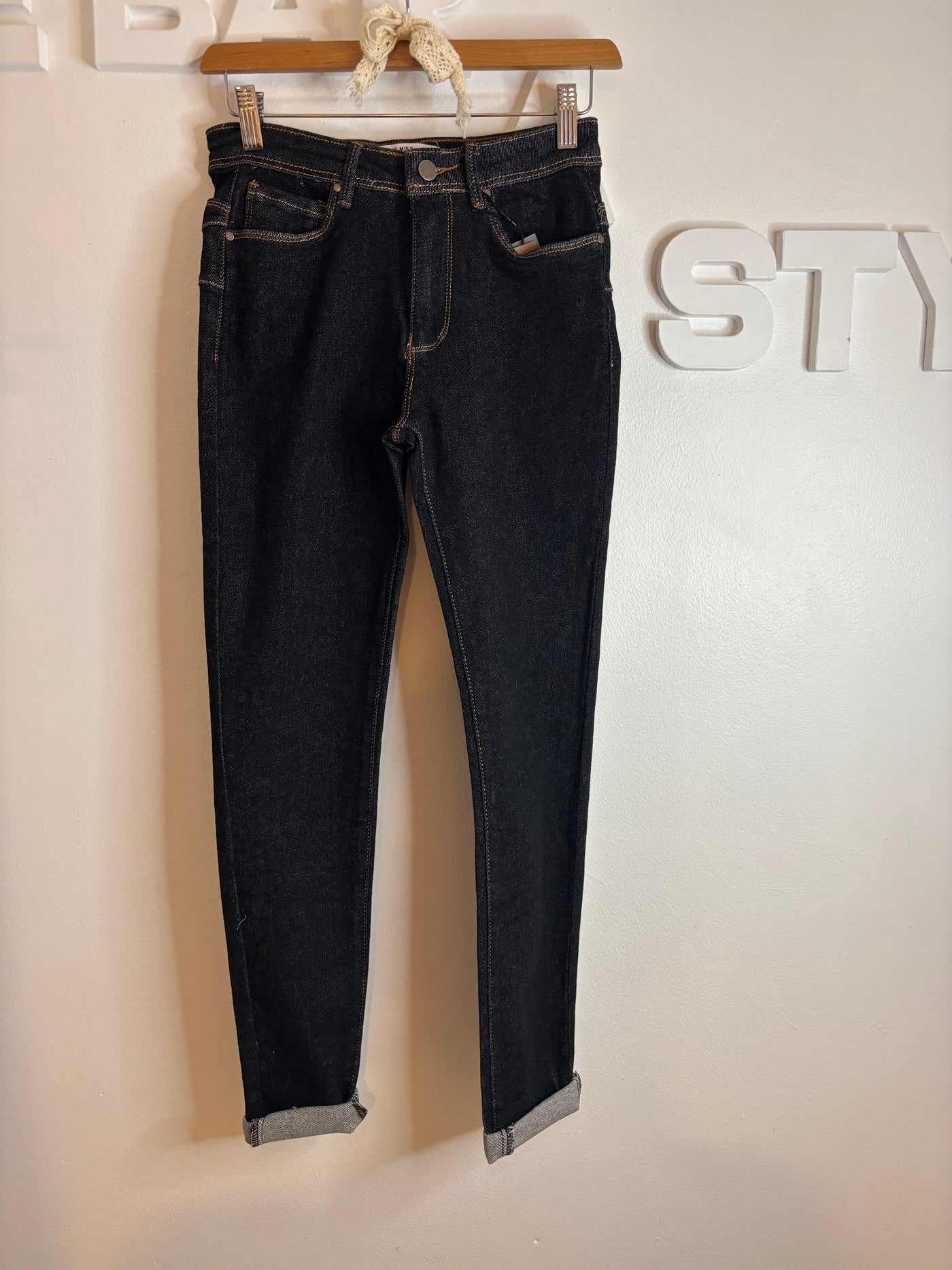 Jean skinny brut noir
