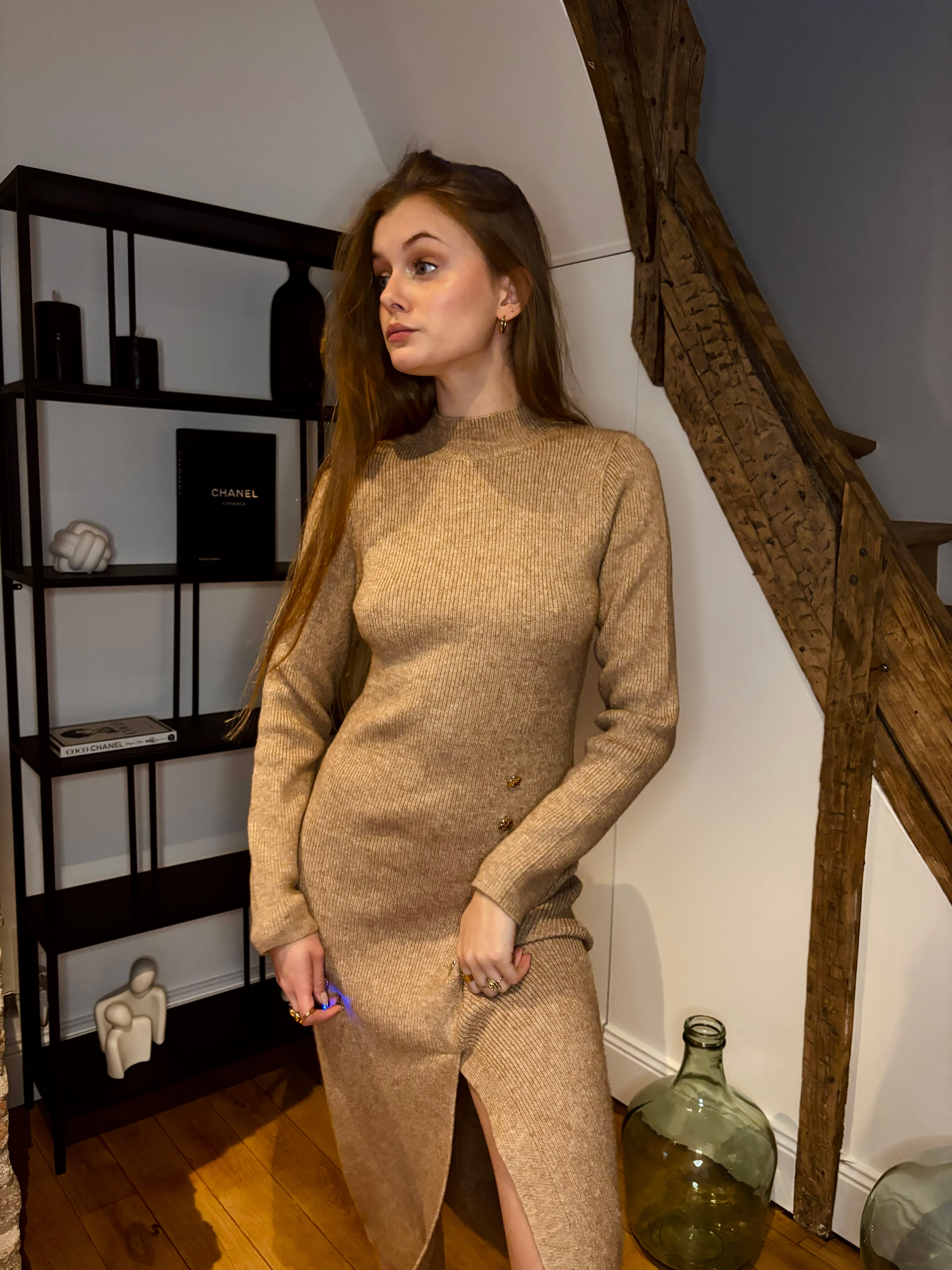 ROBE PULL JULIANA BEIGE