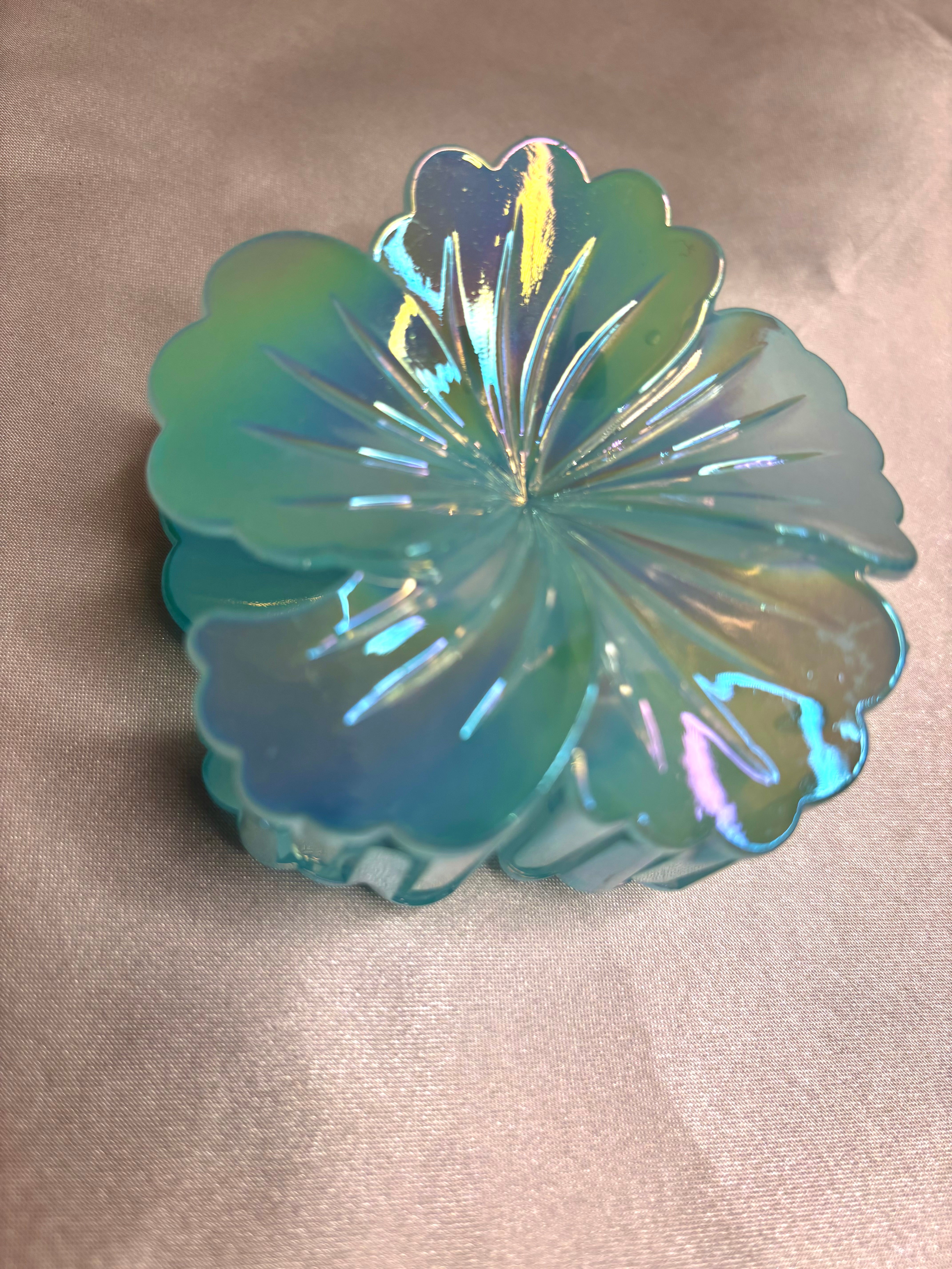 Pince à fleurs bleu