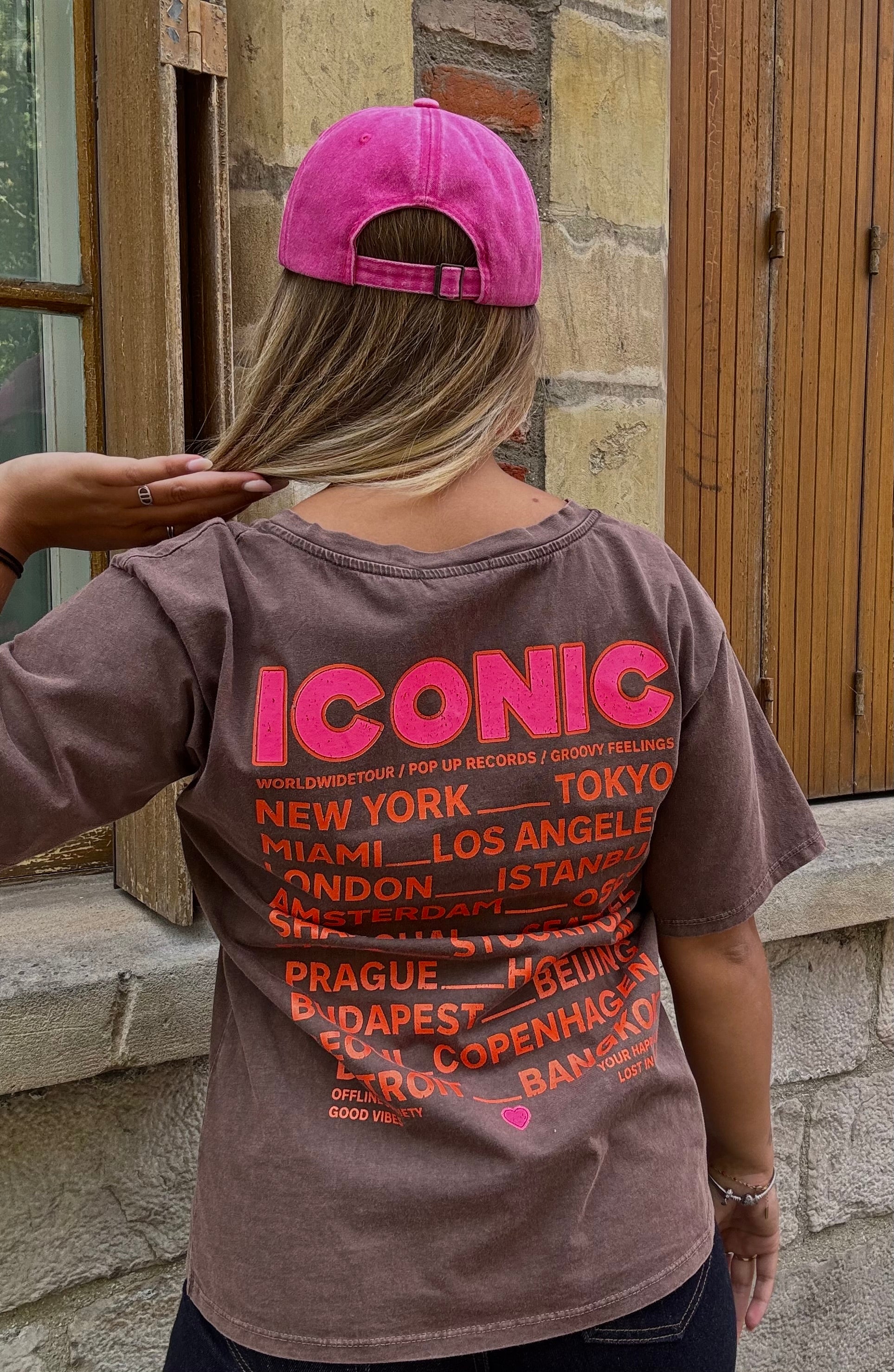 T-shirt Chocolat ICONIC