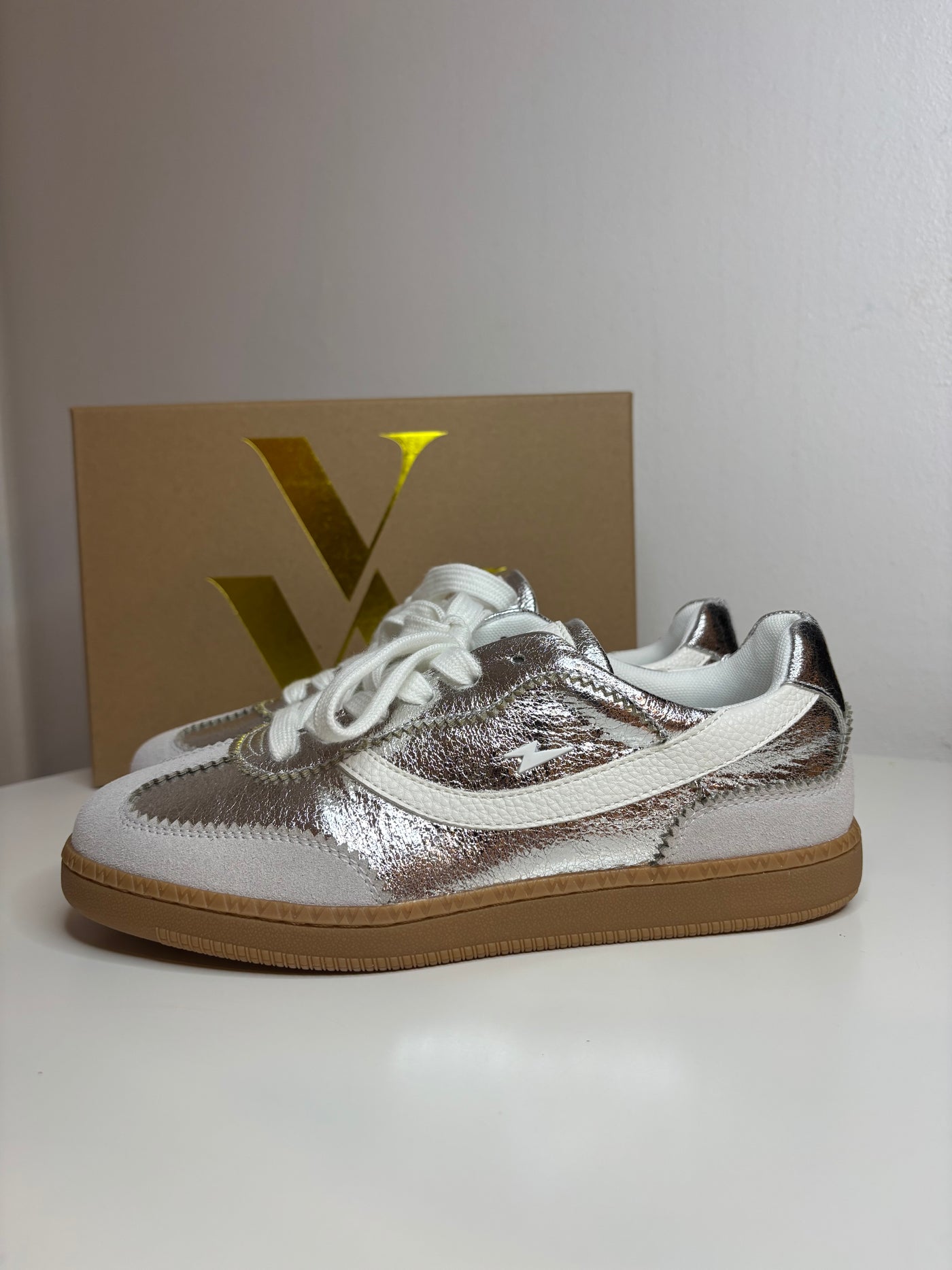 Baskets argentées AURA Vanessa Wu