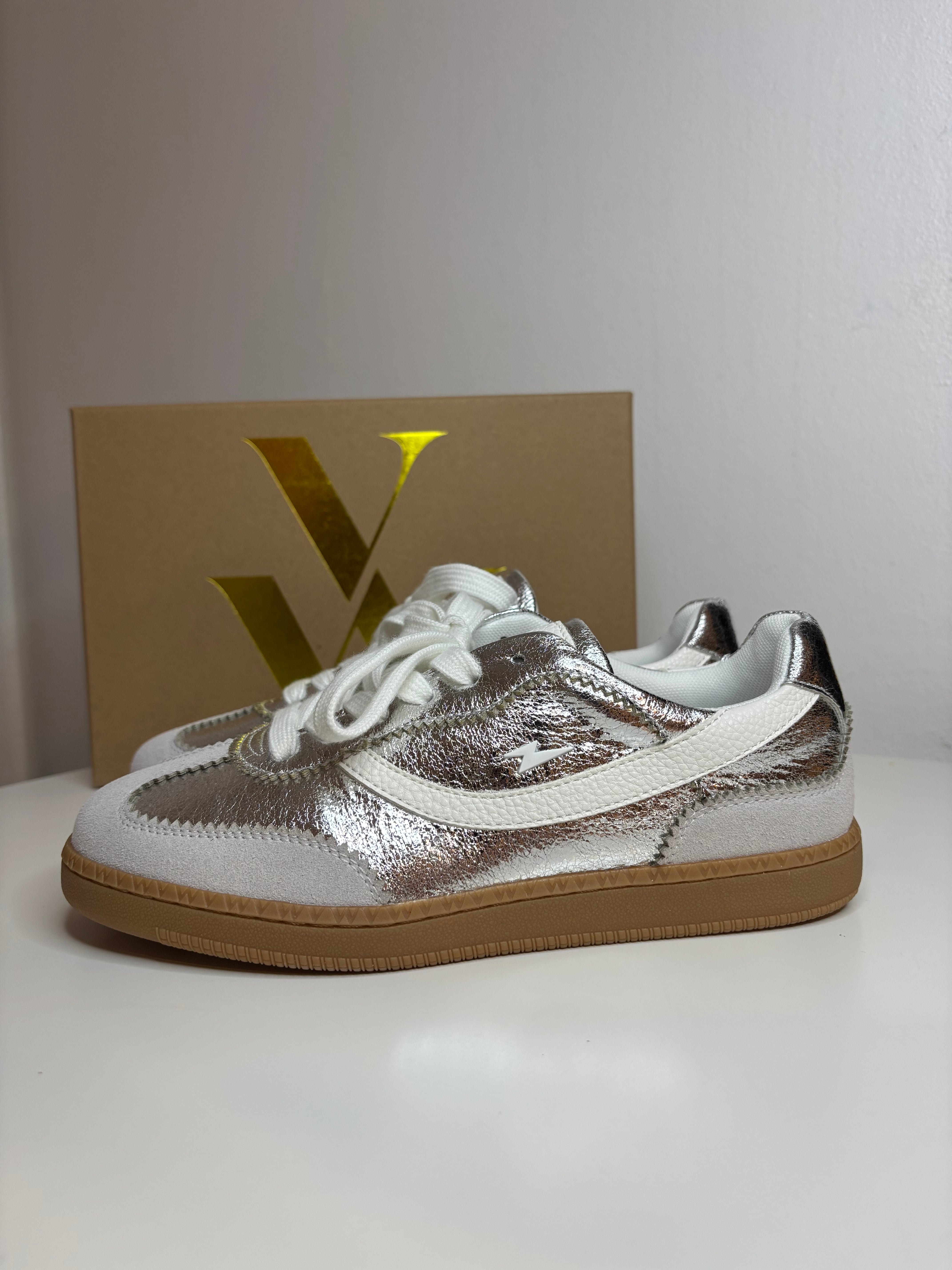 Baskets argentées AURA Vanessa Wu