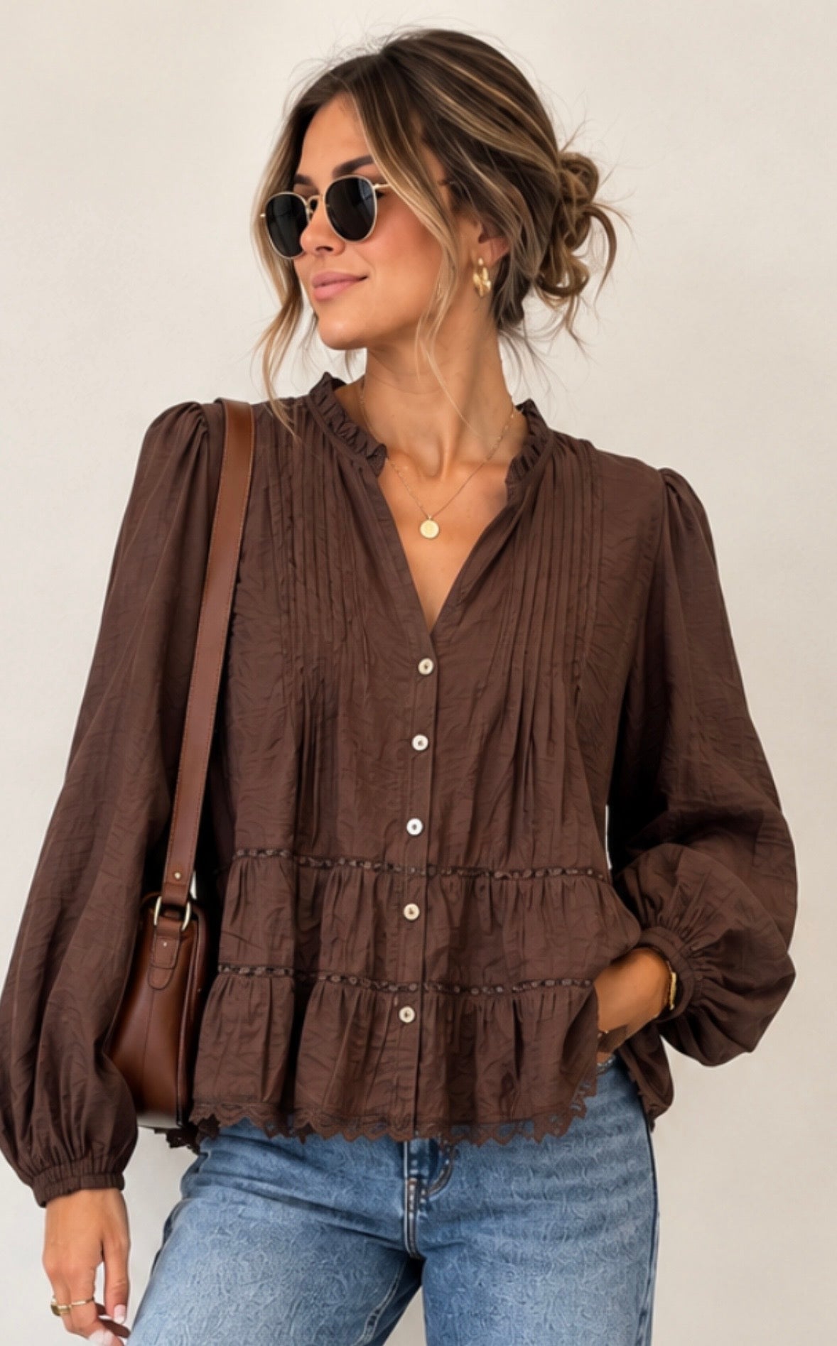 Blouse ORIGINALE chocolat