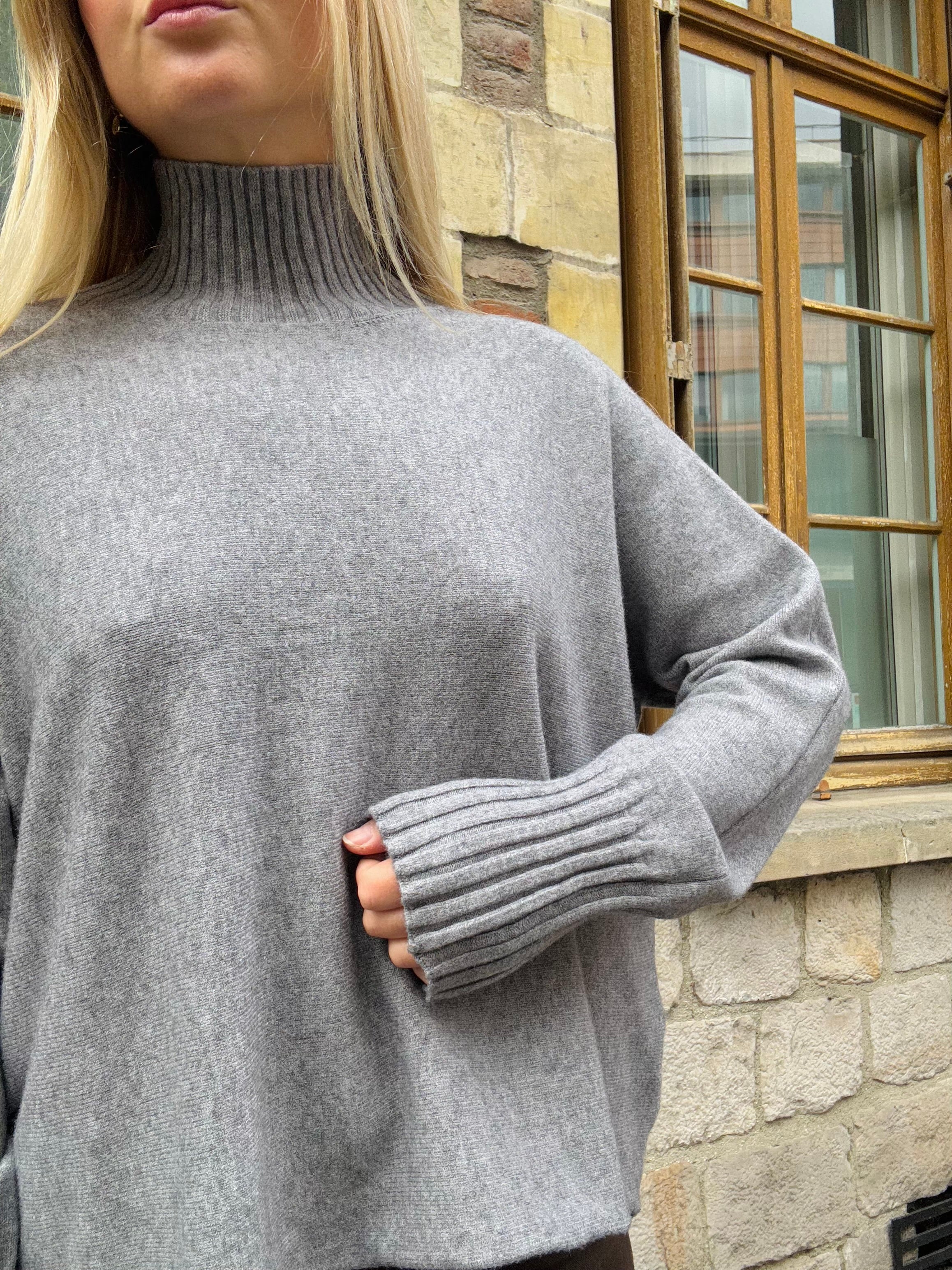 Pull Gris Doux