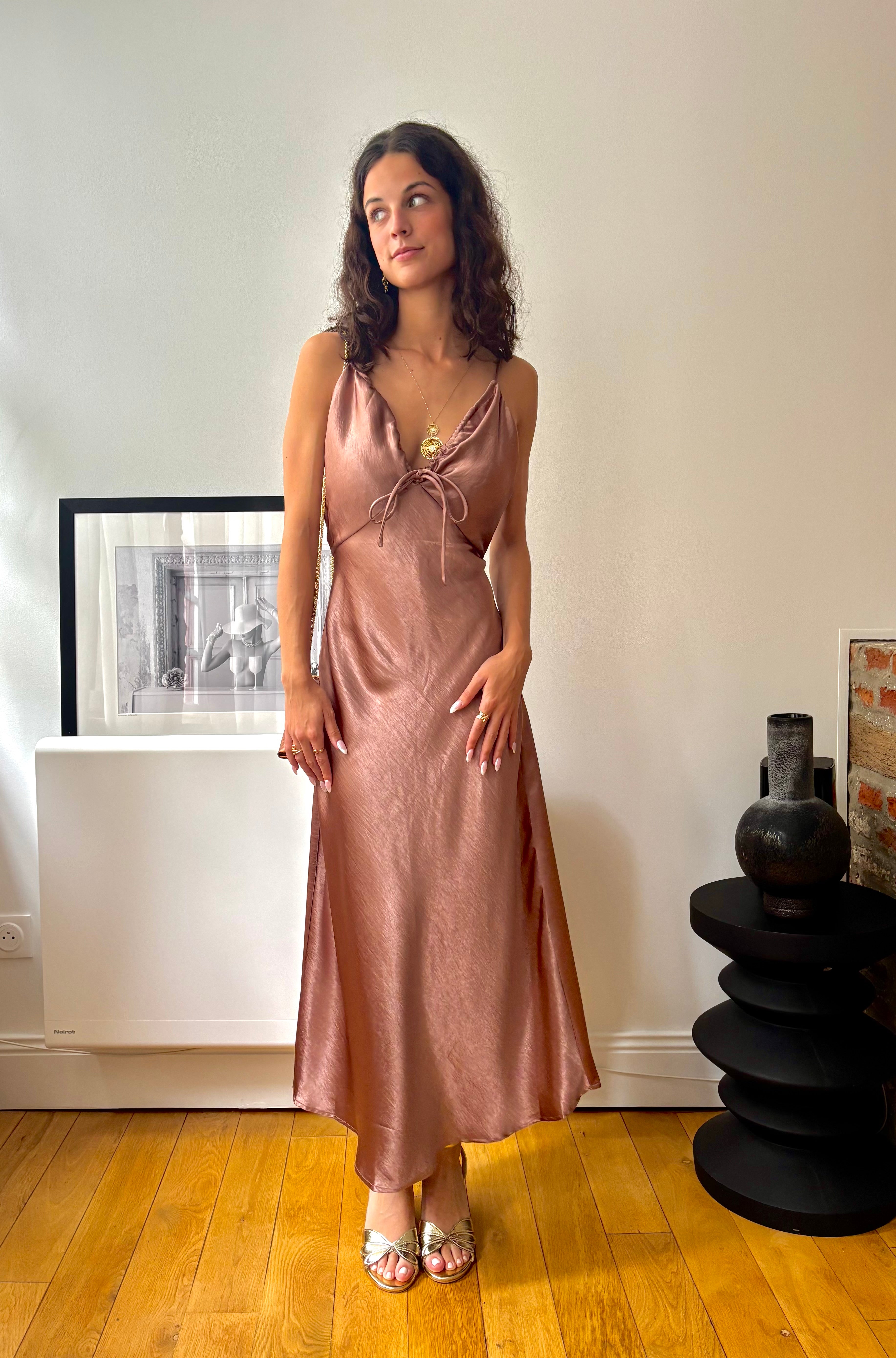 Robe bronze Passionnée