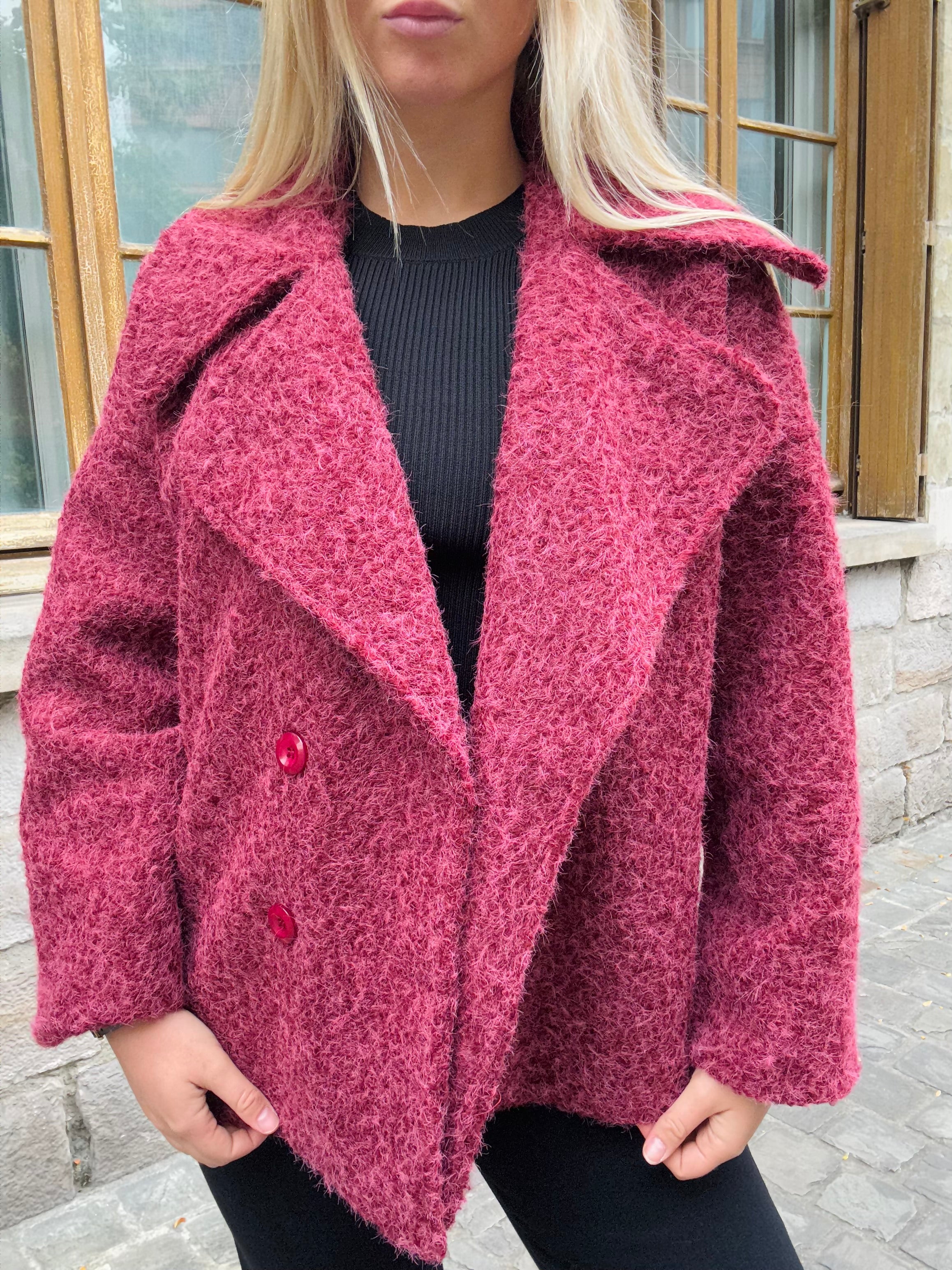Veste Bordeaux Somptueuse