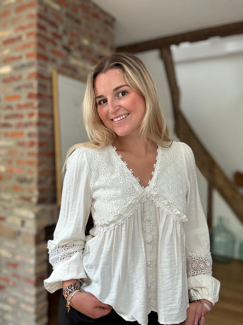 Blouse ROMANTIQUE écrue