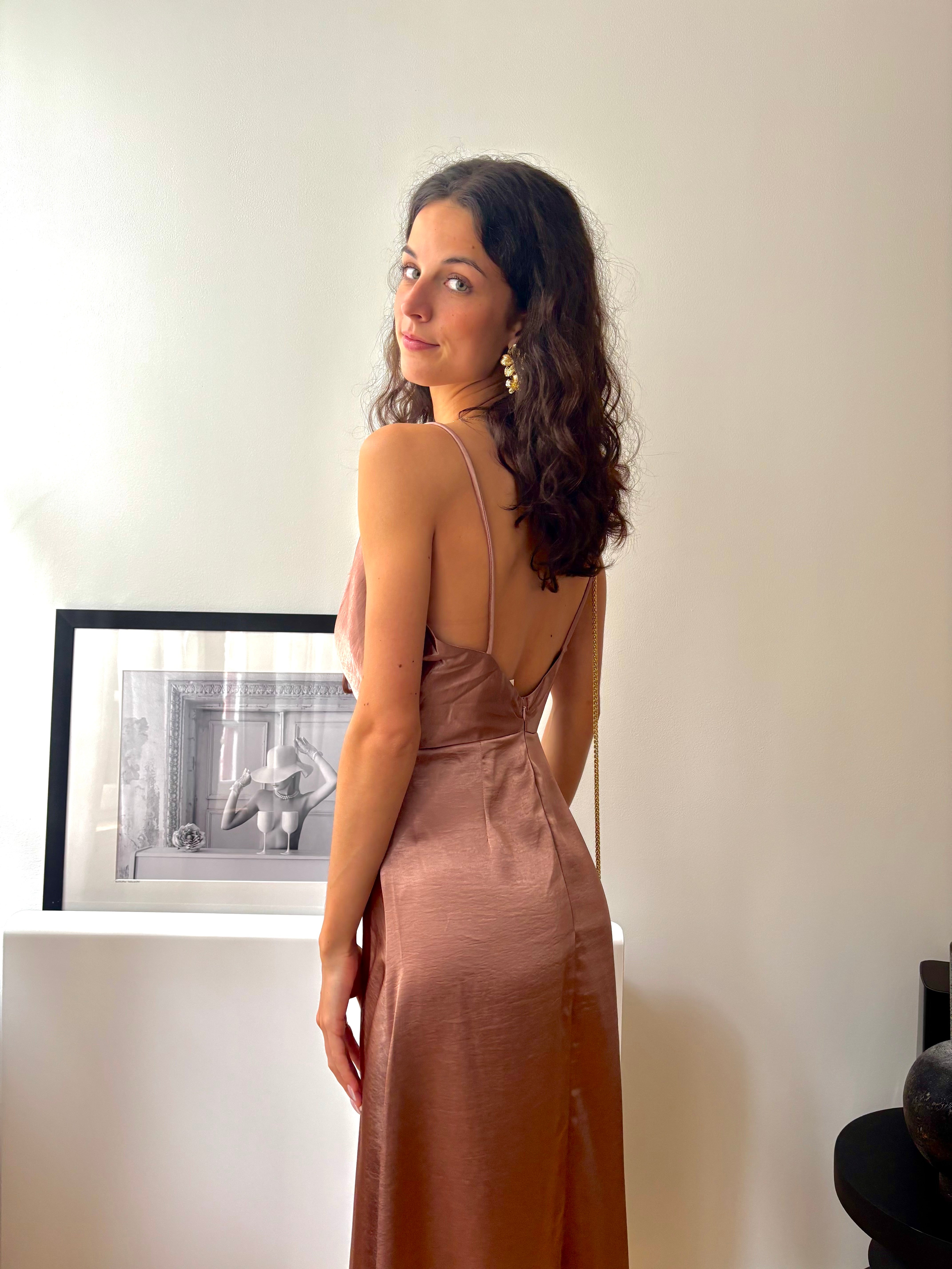 Robe bronze Passionnée